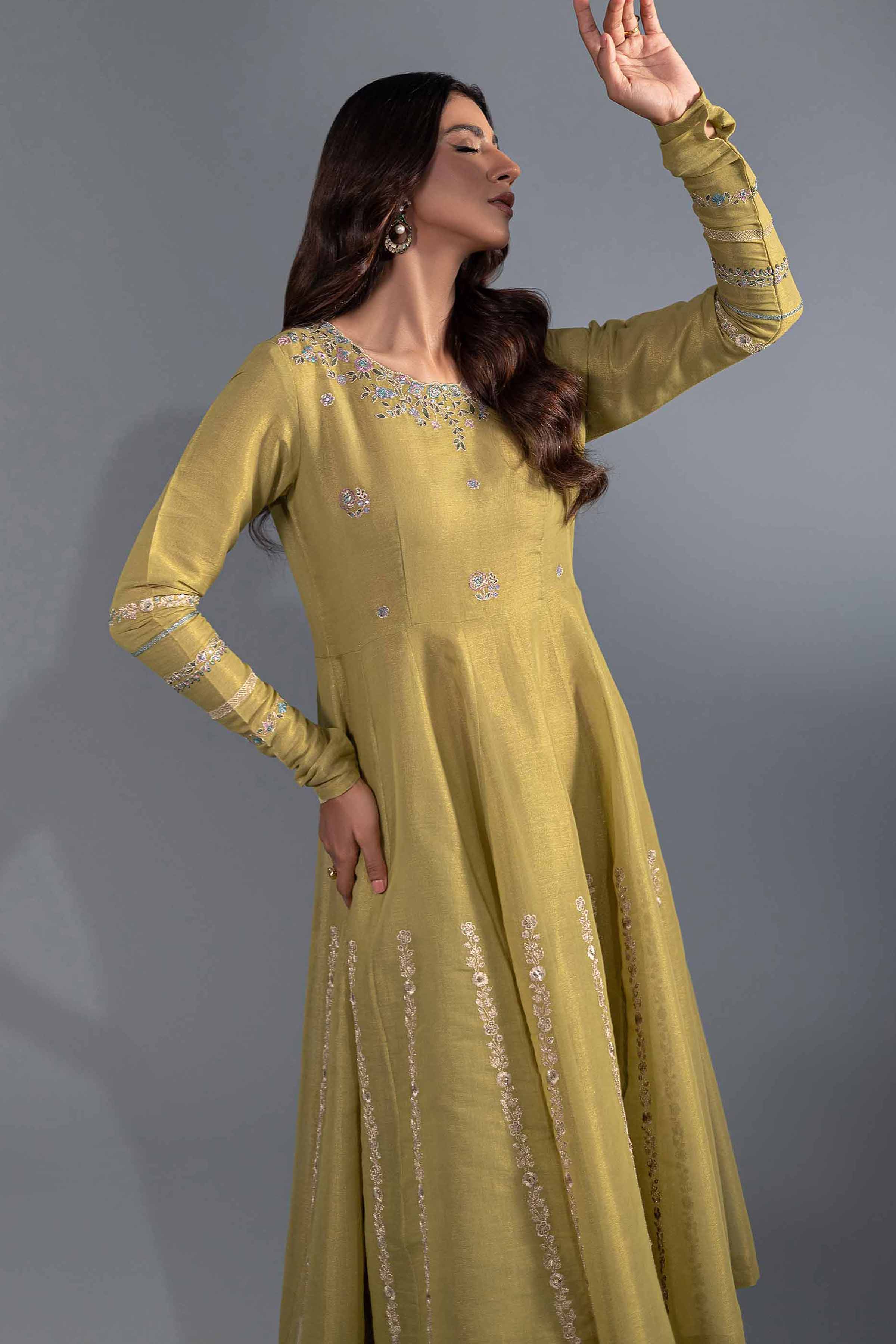 2 Piece - Embroidered Suit - KFW24-52 - Image 2