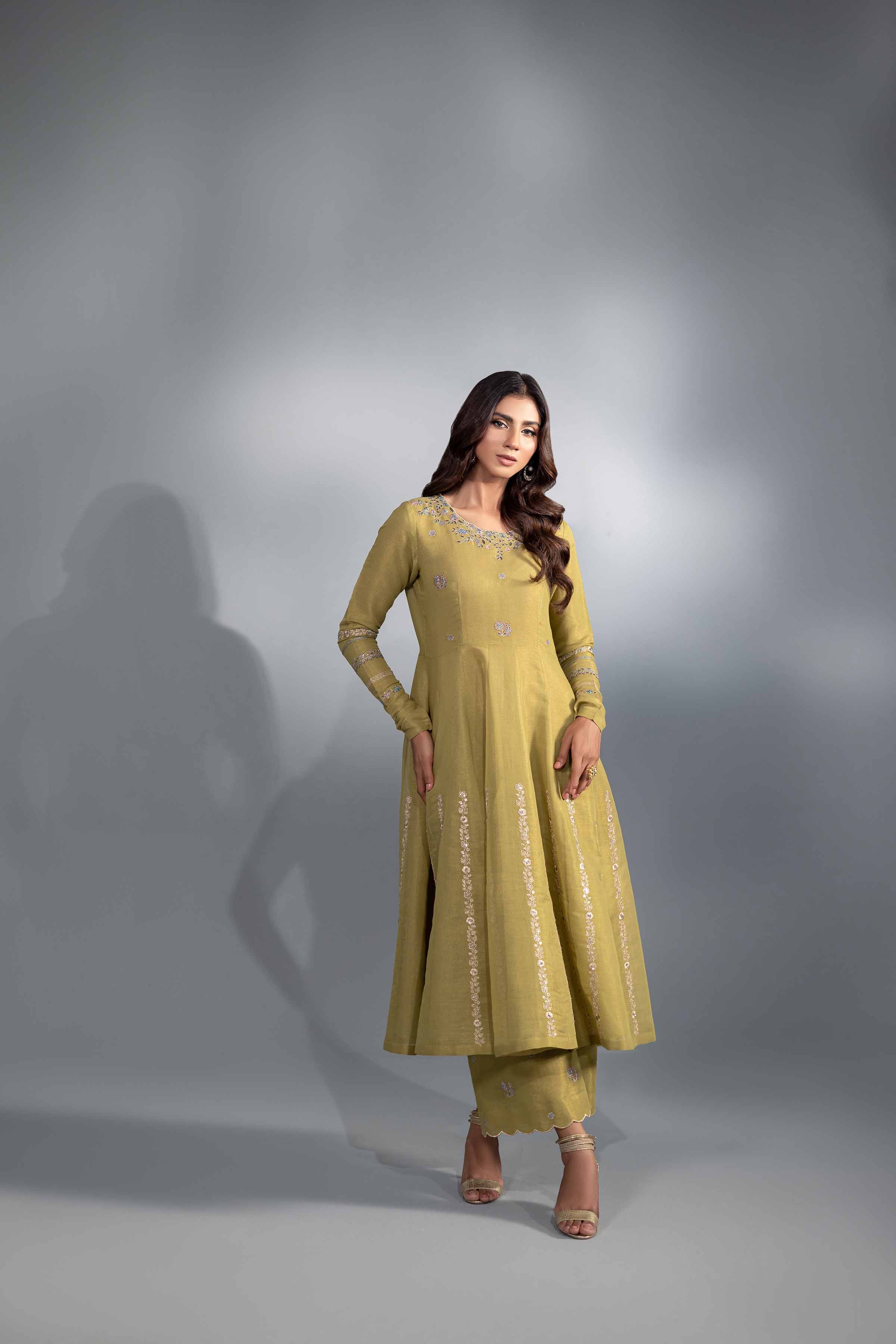 2 Piece - Embroidered Suit - KFW24-52 - Image 4