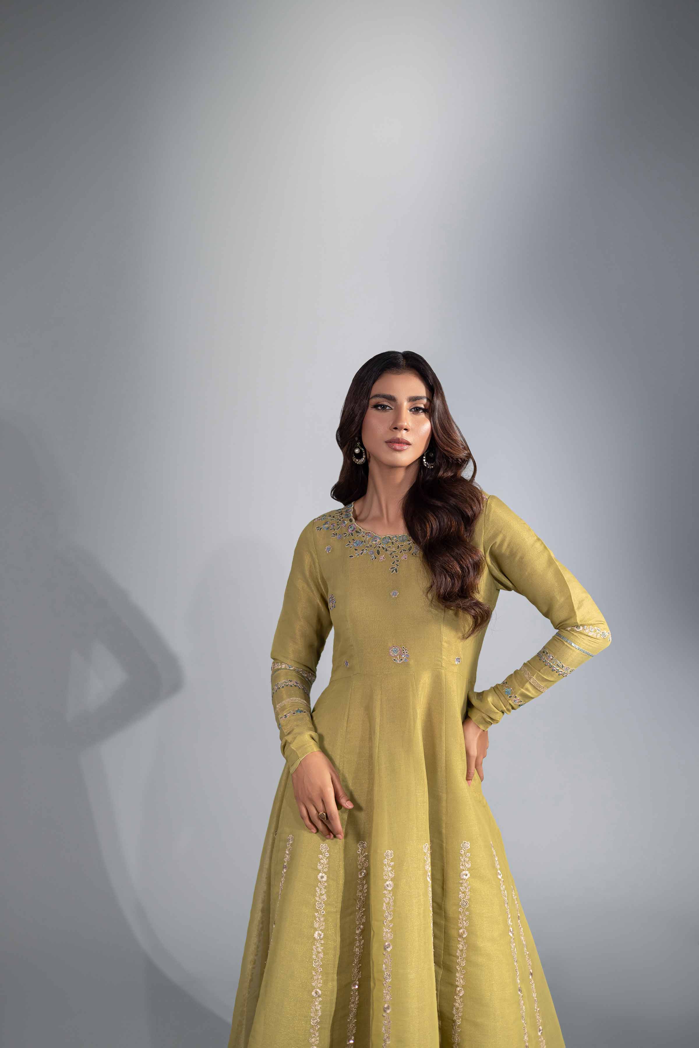 2 Piece - Embroidered Suit - KFW24-52 - Image 5