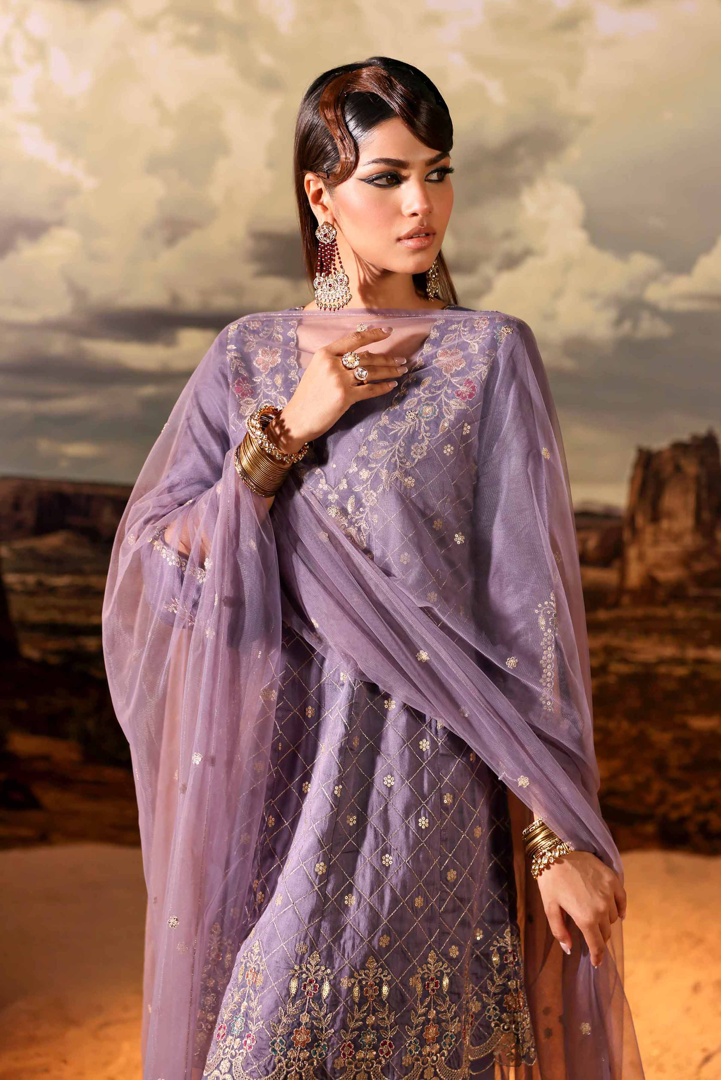 3 Piece - Embroidered Suit - KFW24-55 - Image 2