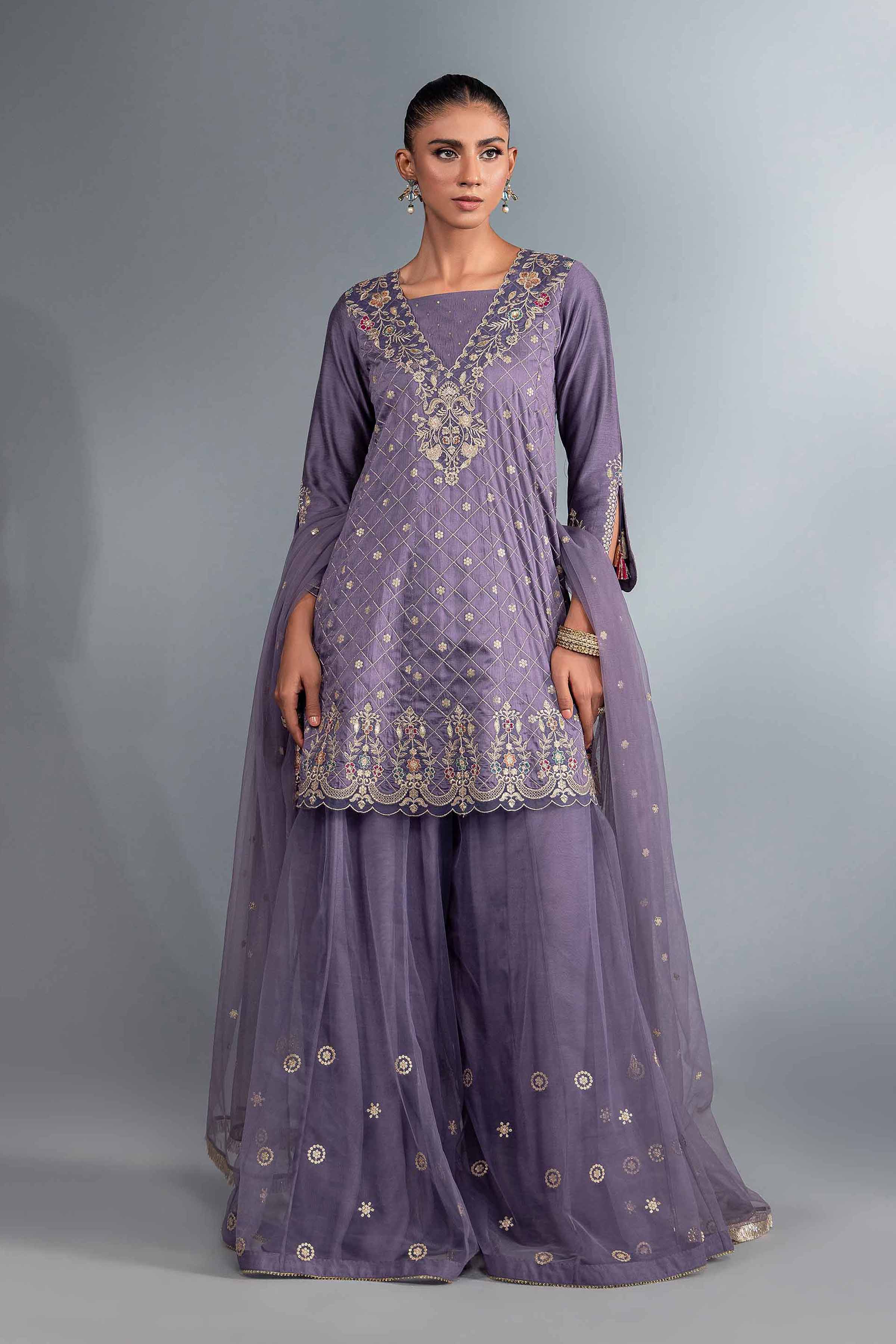 3 Piece - Embroidered Suit - KFW24-55 - Image 4