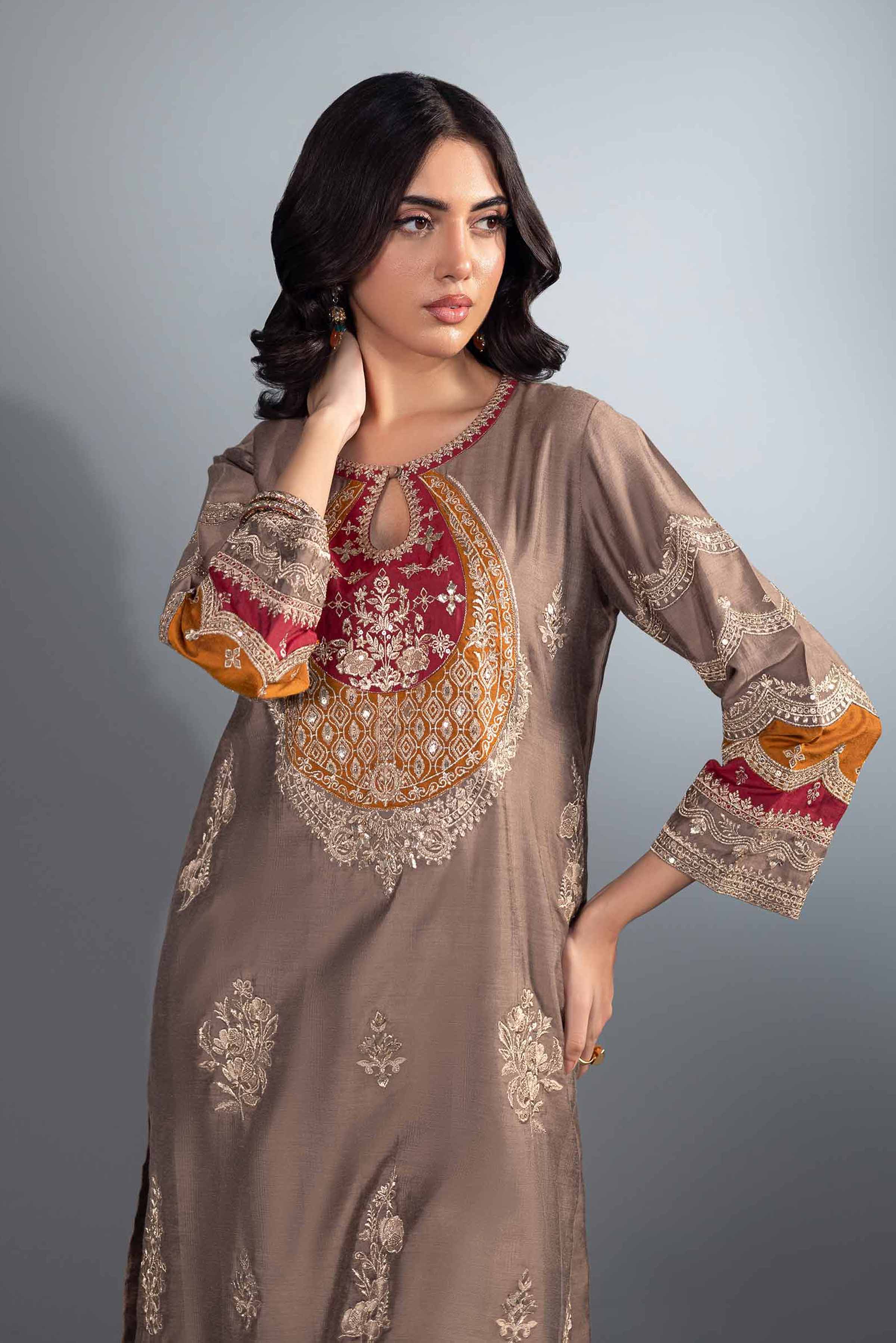 2 Piece - Embroidered Suit - KFW24-56 - Image 2