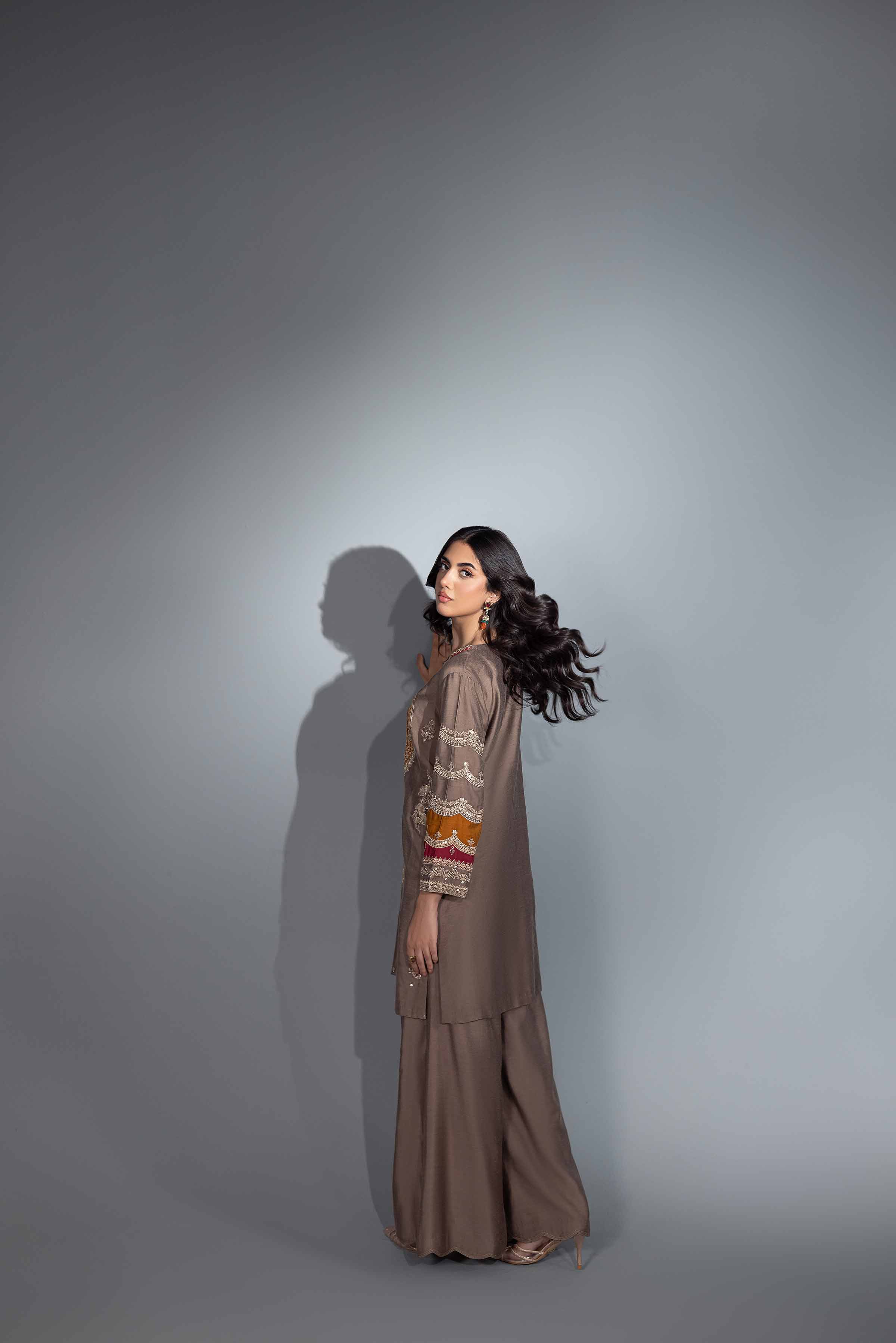 2 Piece - Embroidered Suit - KFW24-56 - Image 3