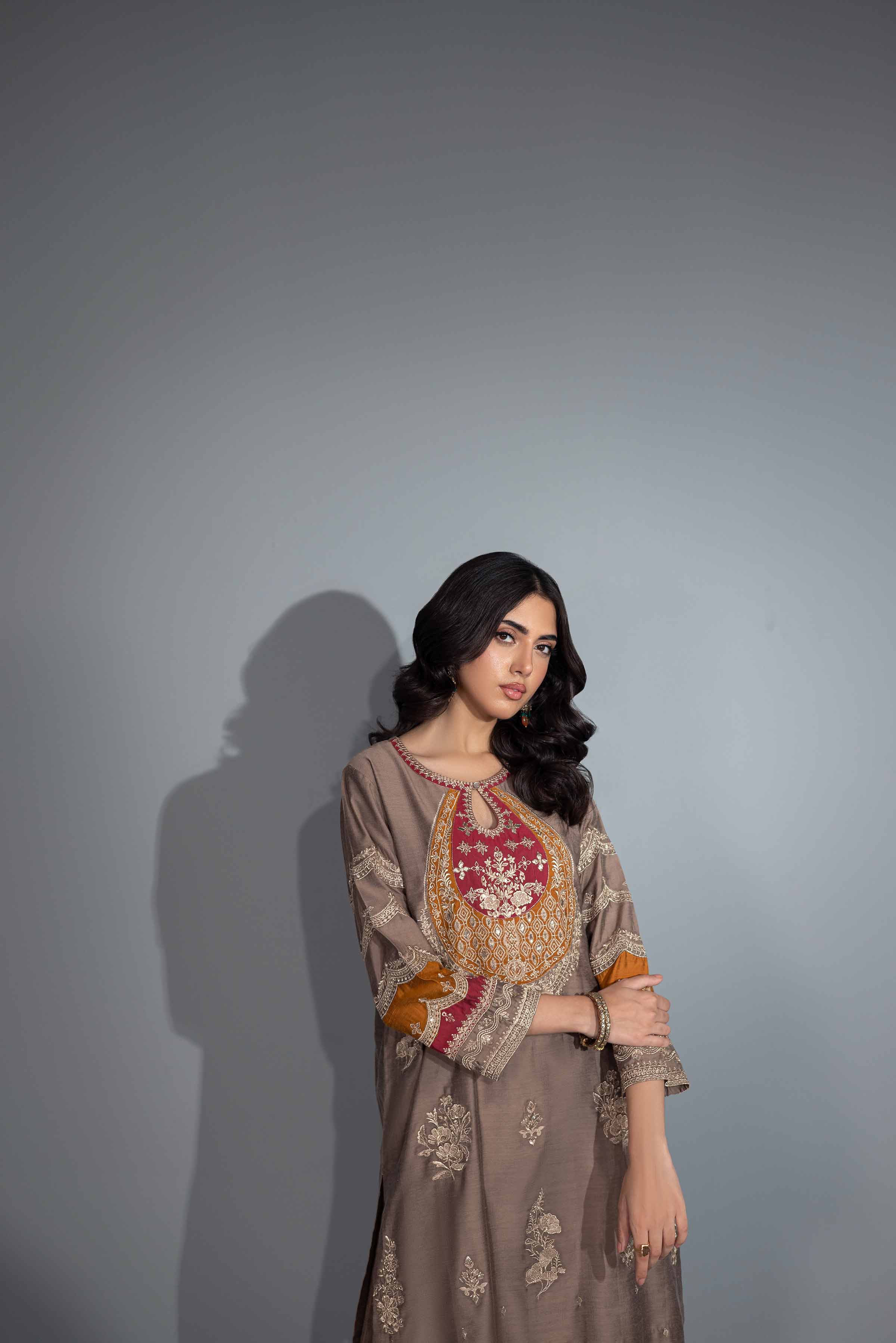 2 Piece - Embroidered Suit - KFW24-56 - Image 5