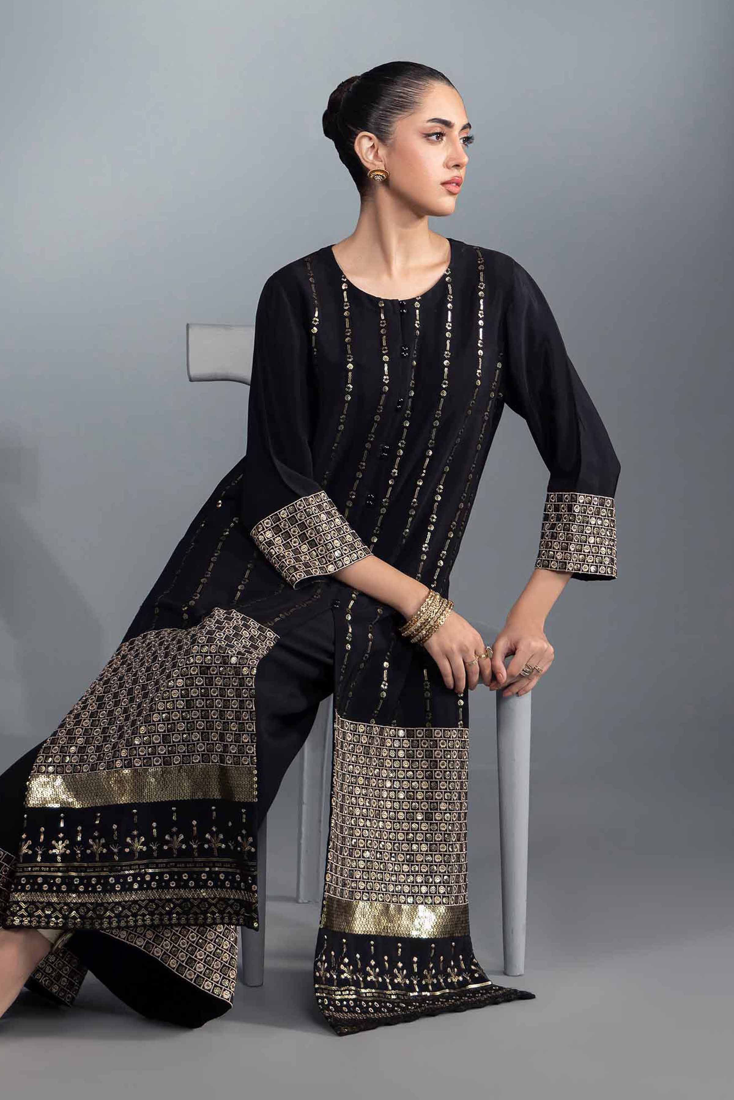 2 Piece - Embroidered Suit - KFW24-62