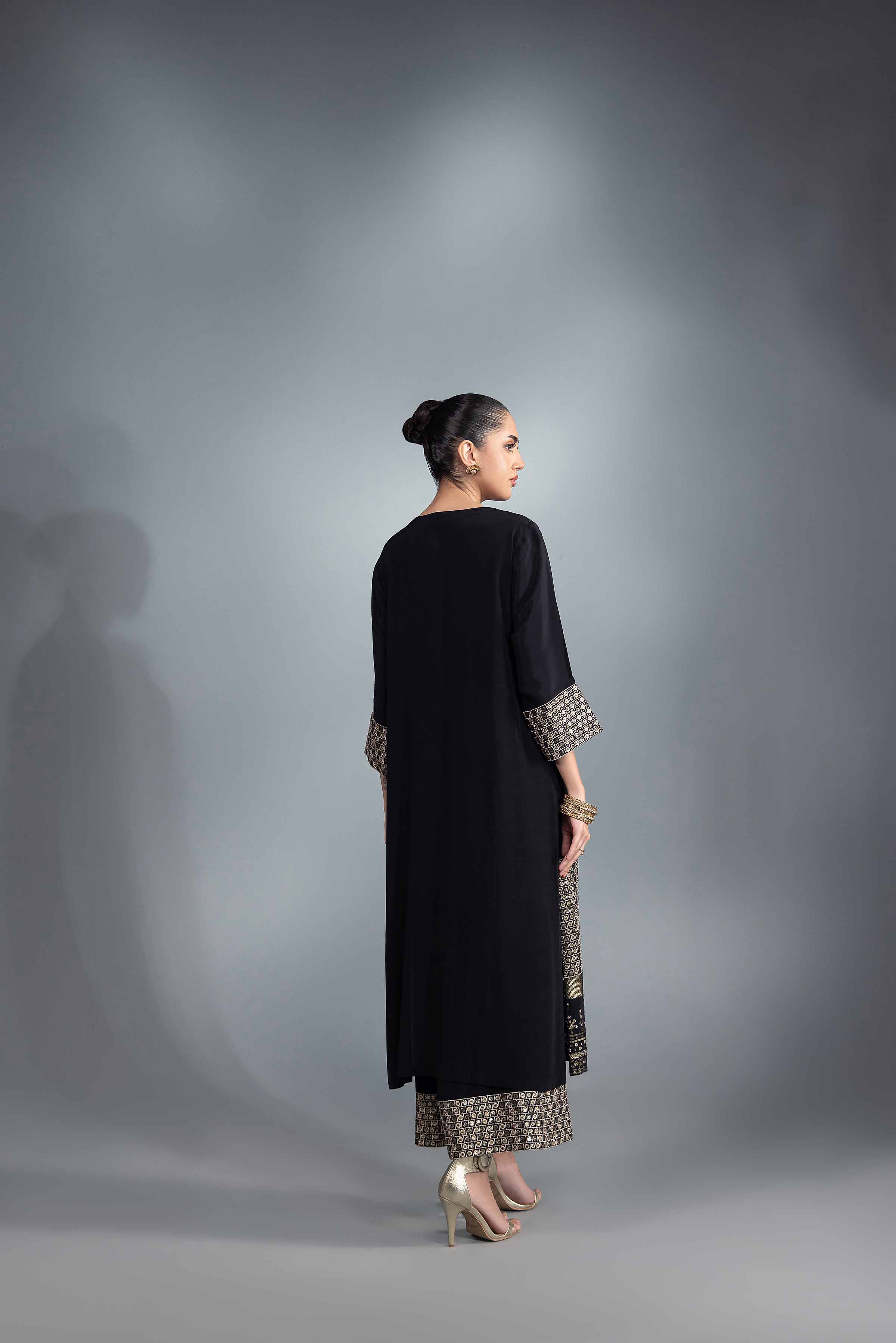 2 Piece - Embroidered Suit - KFW24-62 - Image 3