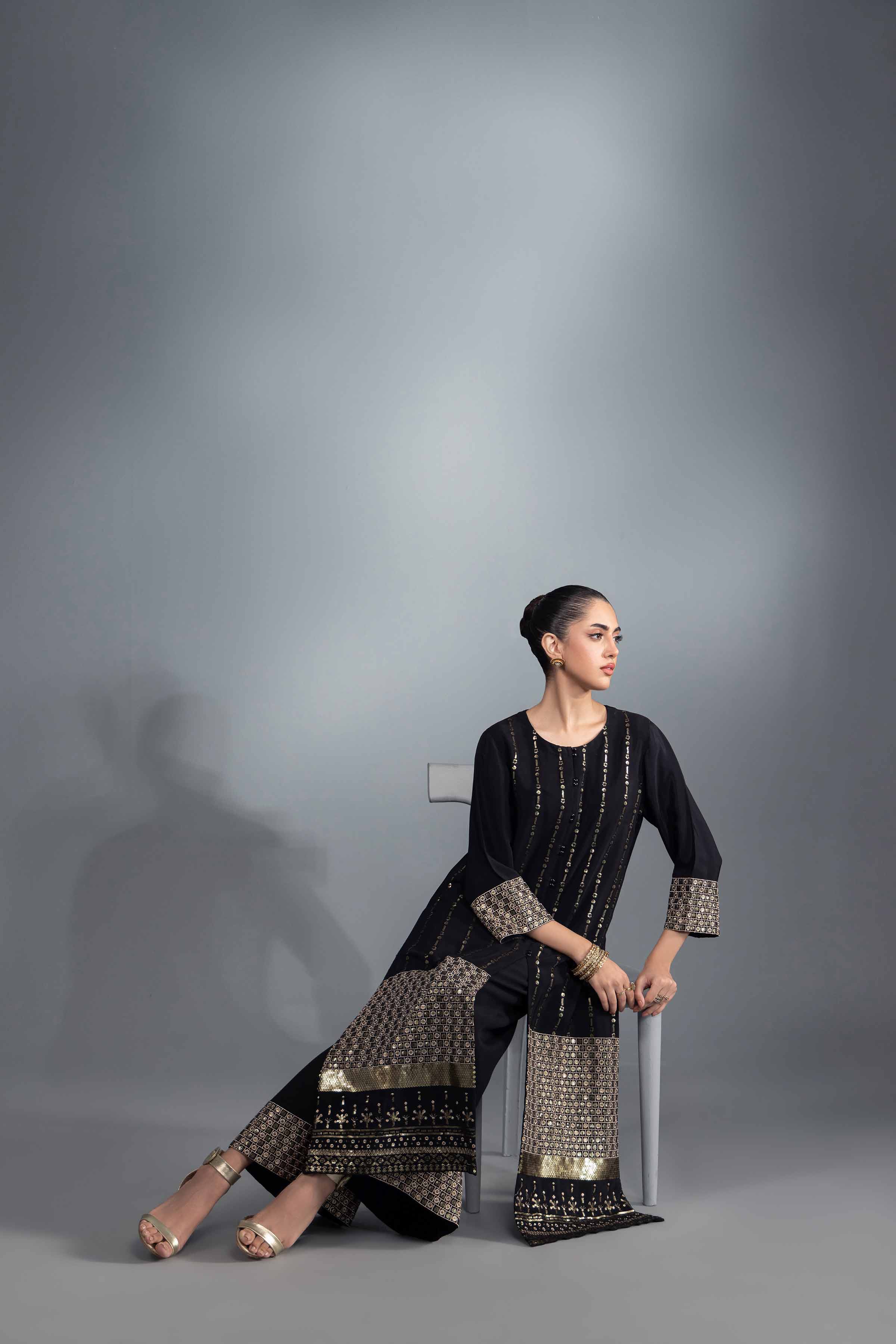 2 Piece - Embroidered Suit - KFW24-62 - Image 6