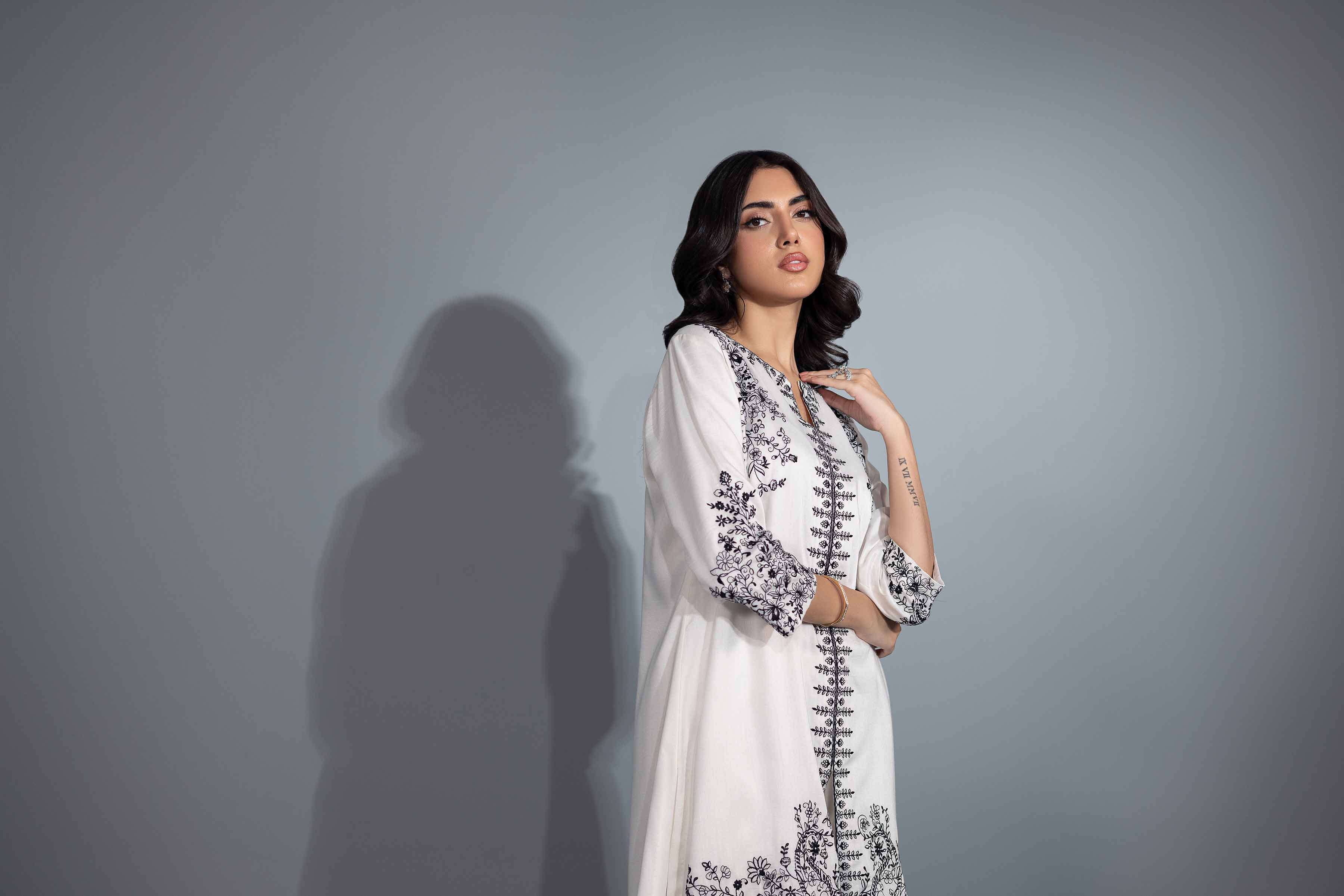 2 Piece - Embroidered Suit - KFW24-67 - Image 5