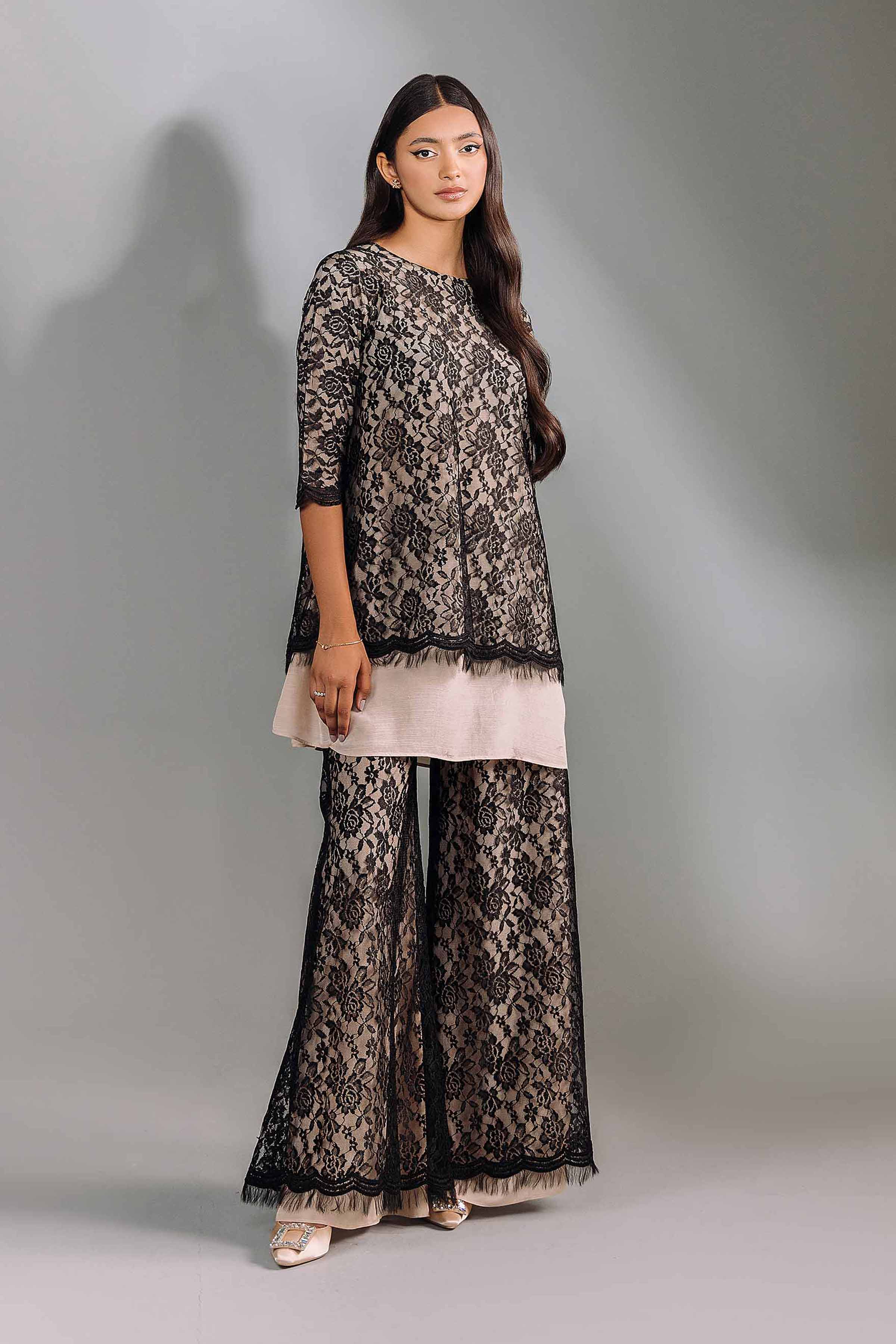 2 Piece - Embroidered Suit - KFW24-71 - Image 2