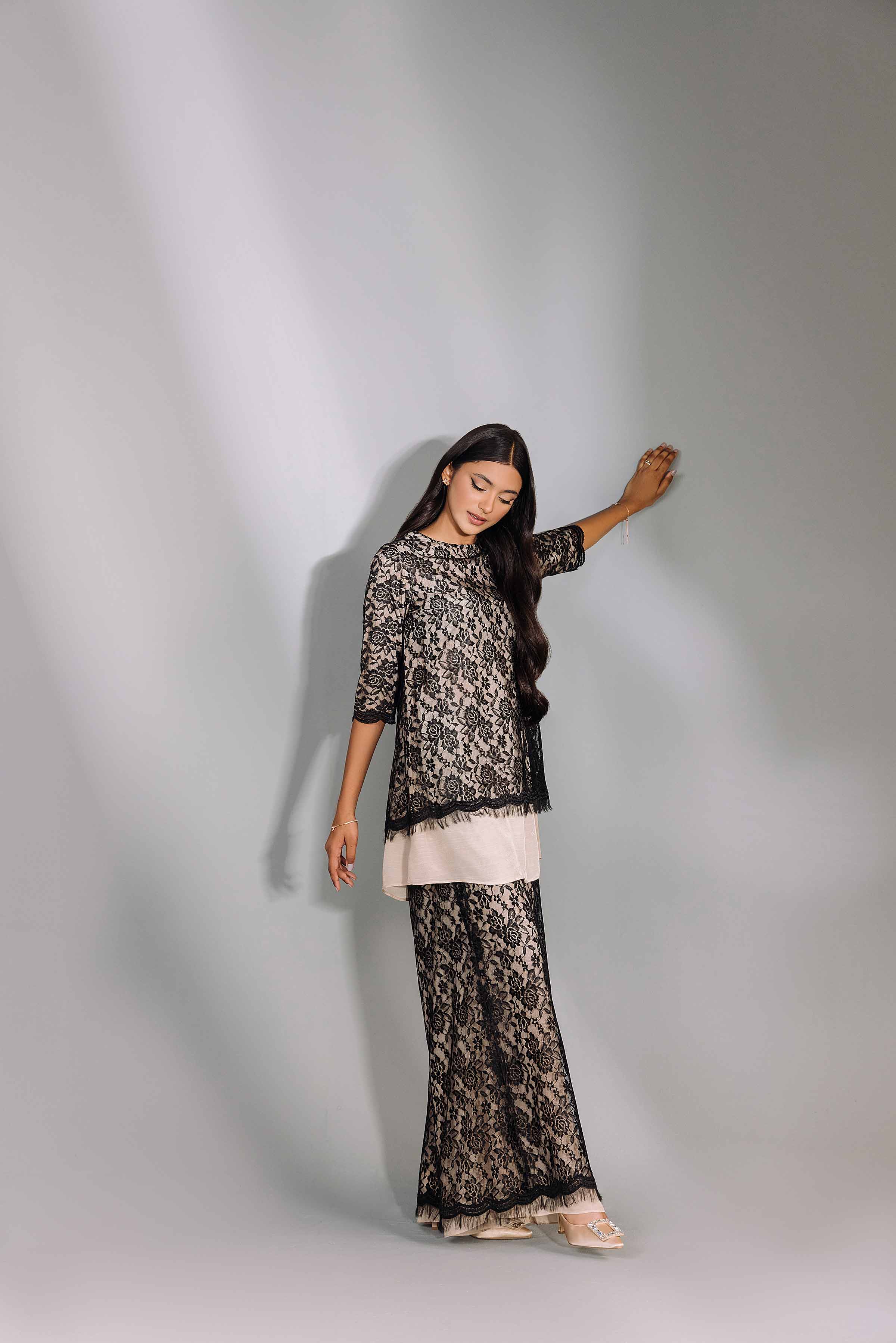 2 Piece - Embroidered Suit - KFW24-71 - Image 5
