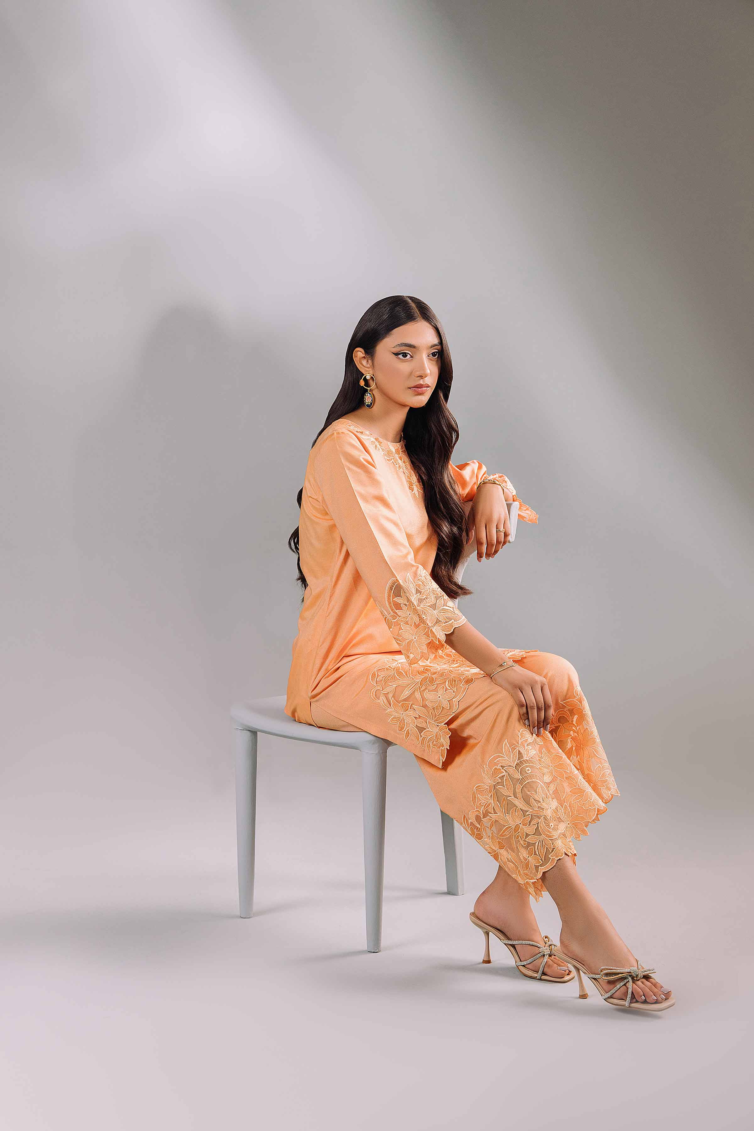 2 Piece - Embroidered Suit - KFW24-74 - Image 6