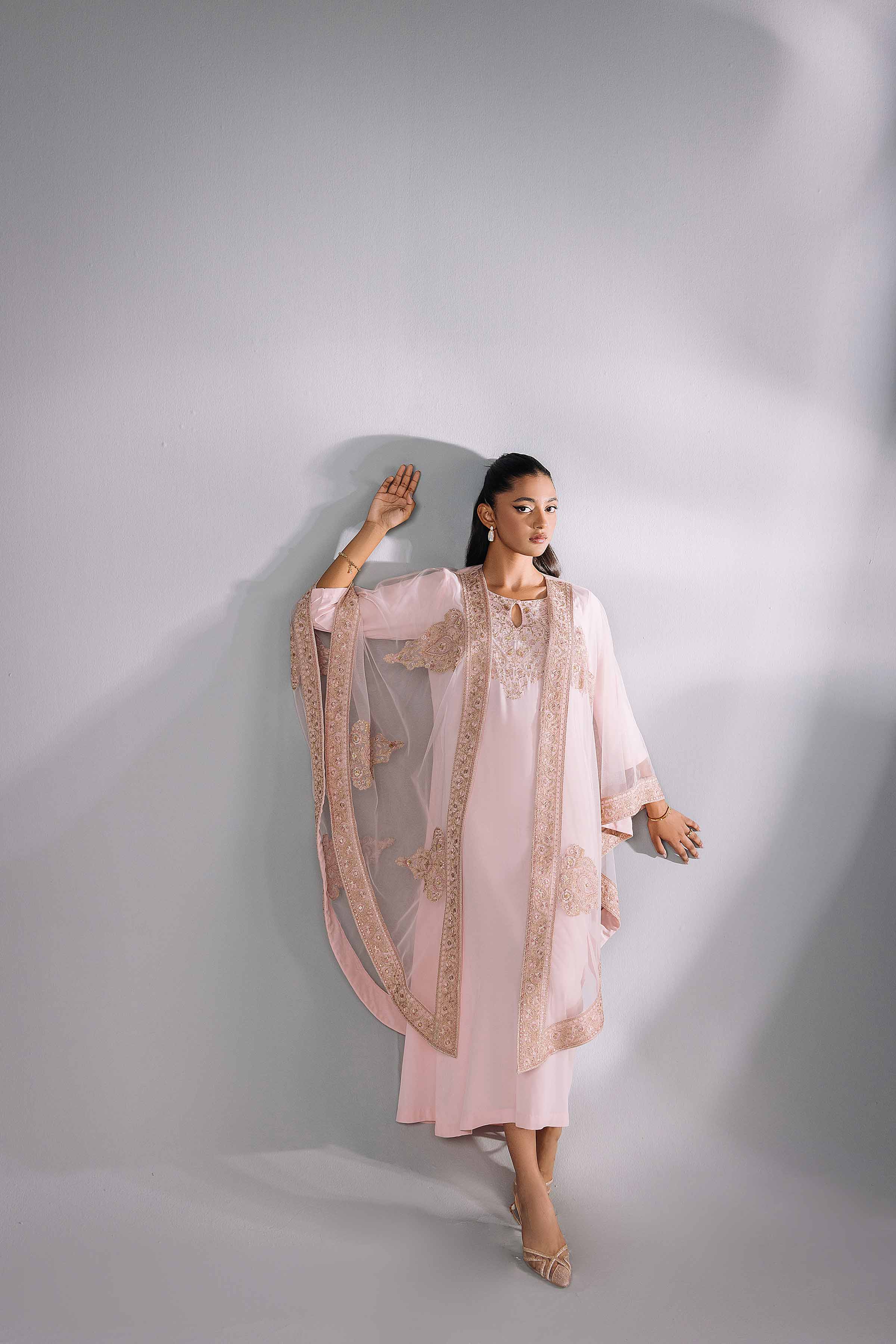 2 Piece - Embroidered Suit - KFW24-78 - Image 4