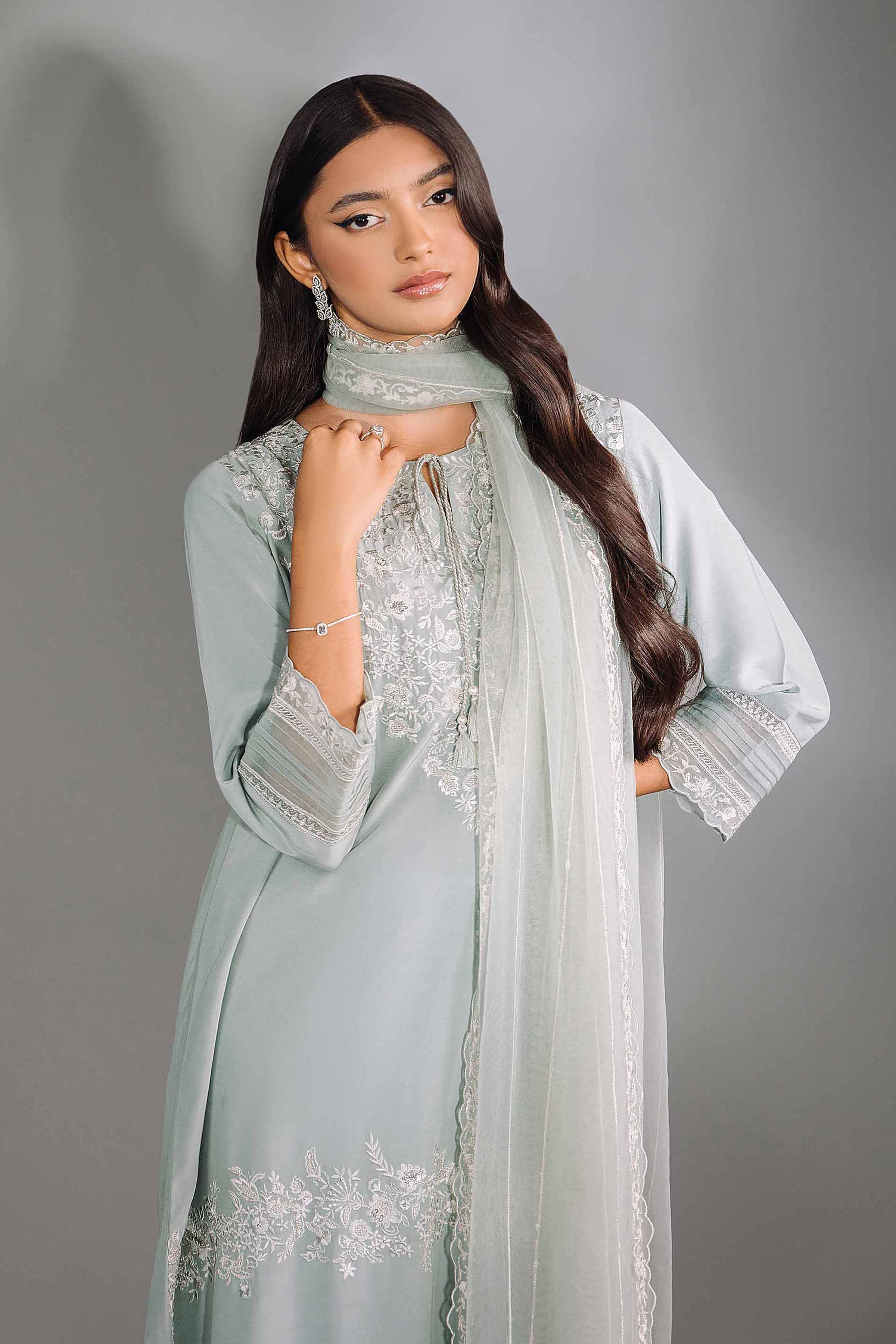 3 Piece - Embroidered Suit - KFW24-80 - Image 2