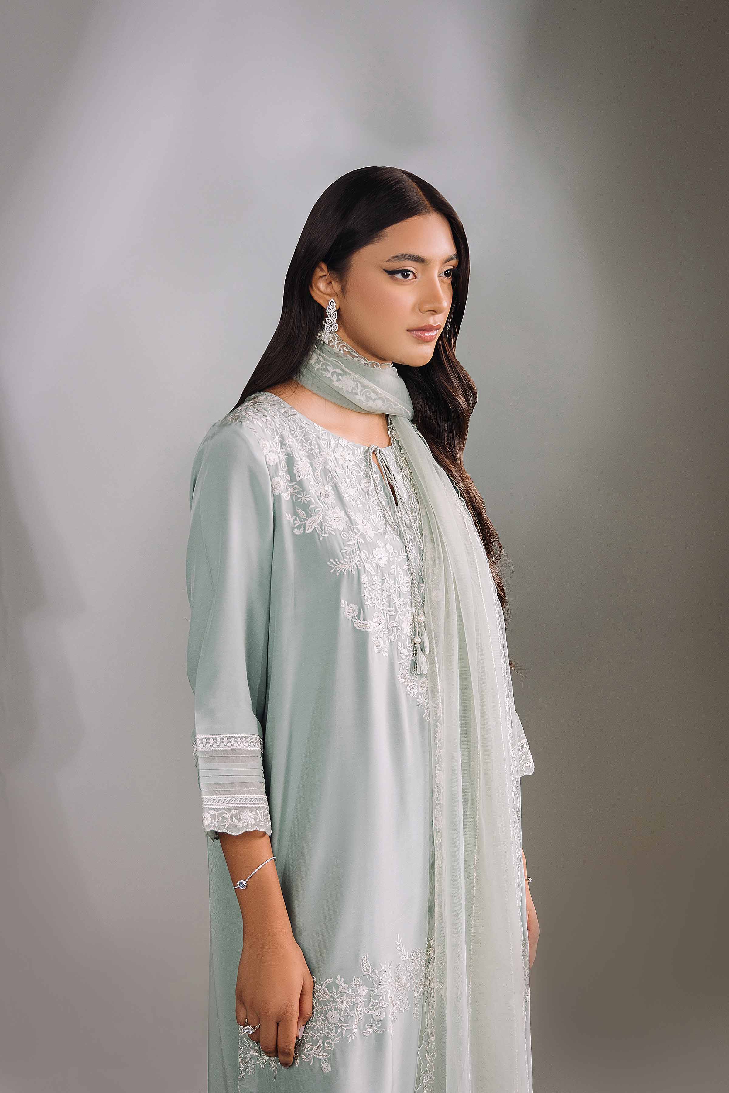 3 Piece - Embroidered Suit - KFW24-80 - Image 5