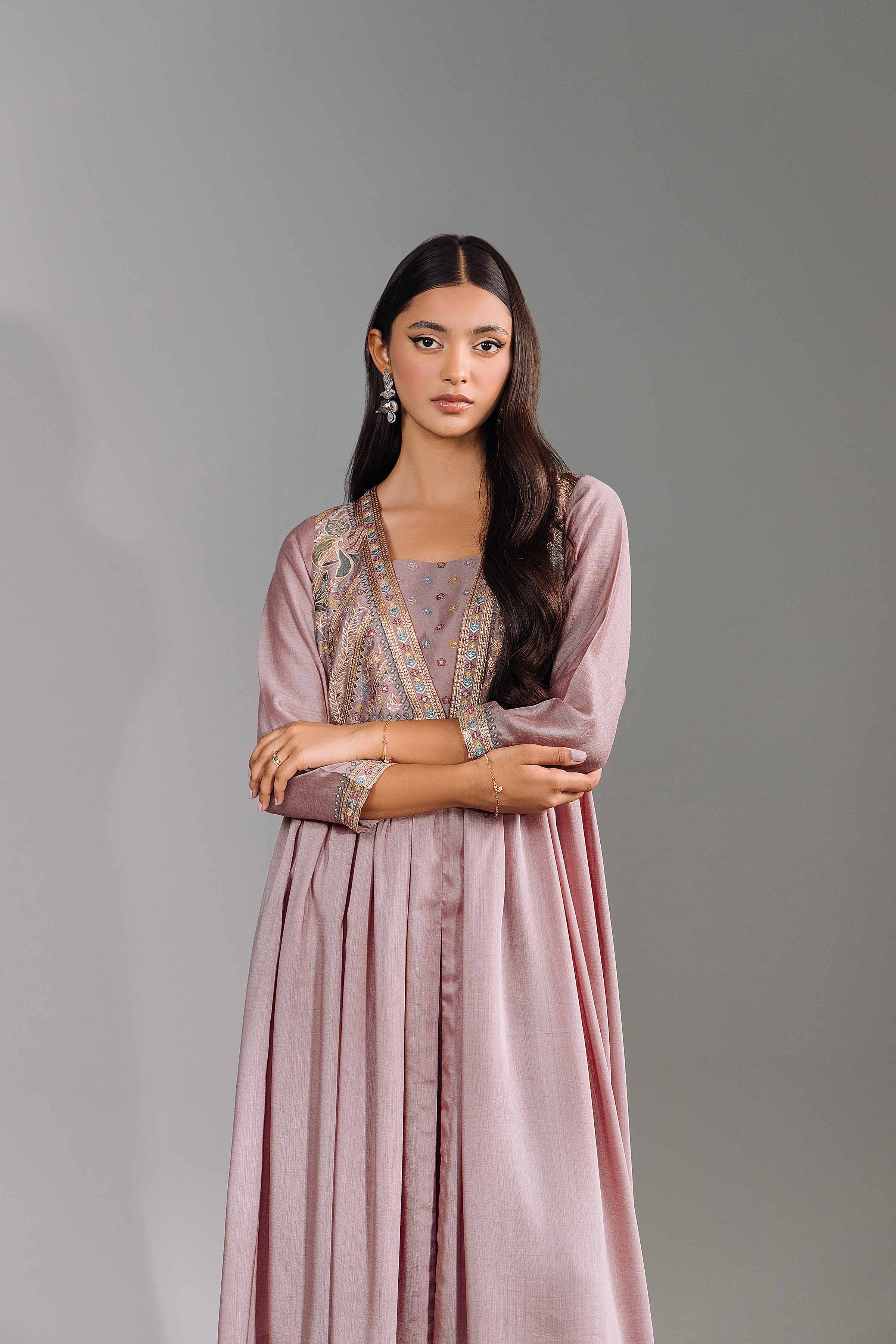 2 Piece - Embroidered Suit - KFW24-85 - Image 6
