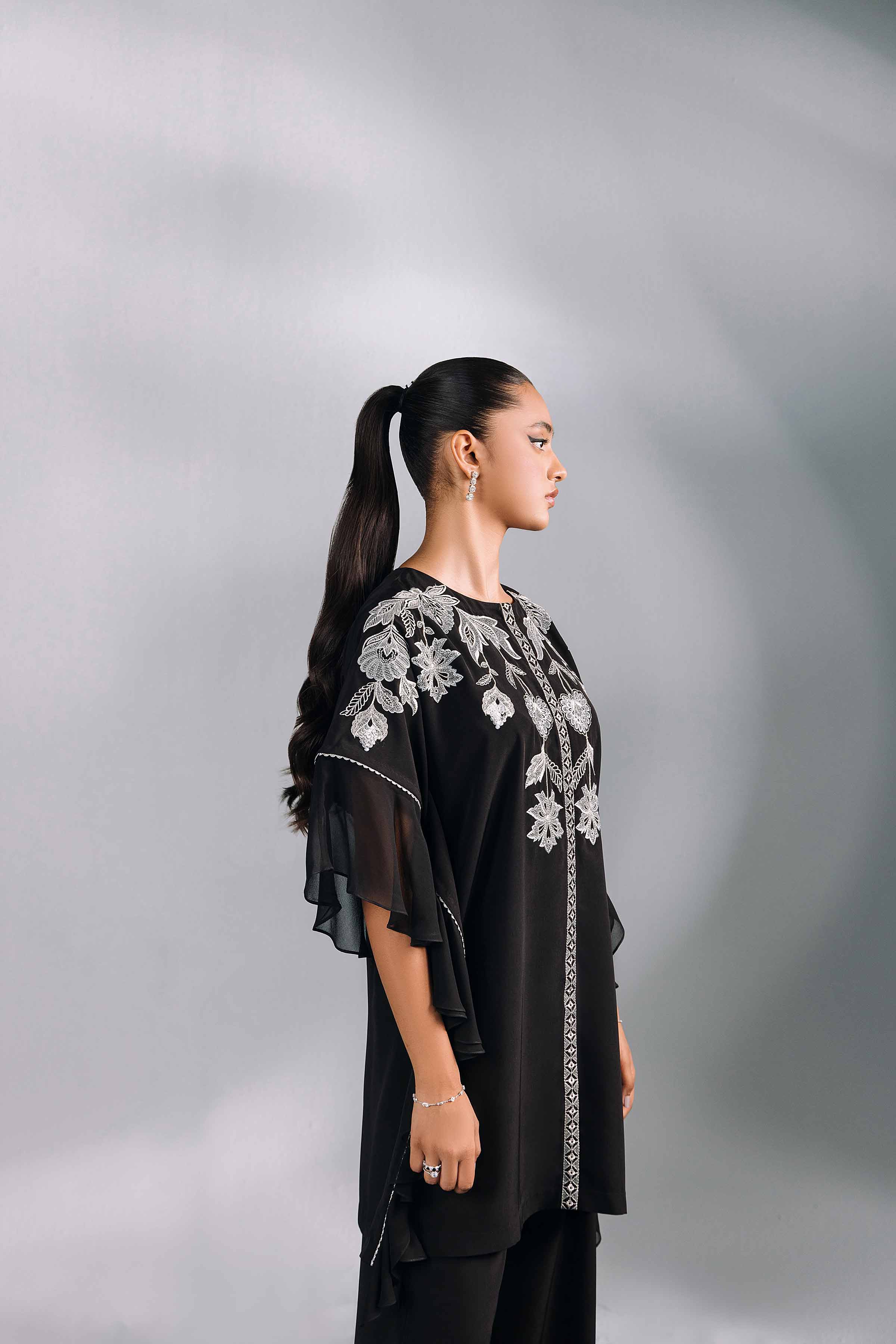 2 Piece - Embroidered Suit - KFW24-86 - Image 4