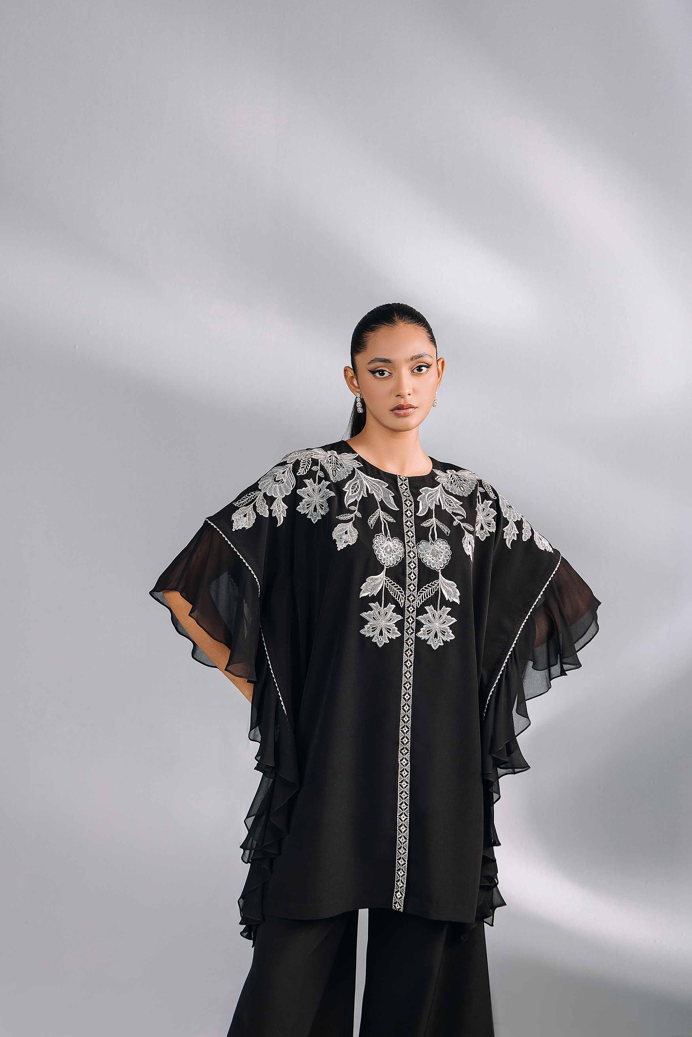 2 Piece - Embroidered Suit - KFW24-86 - Image 8