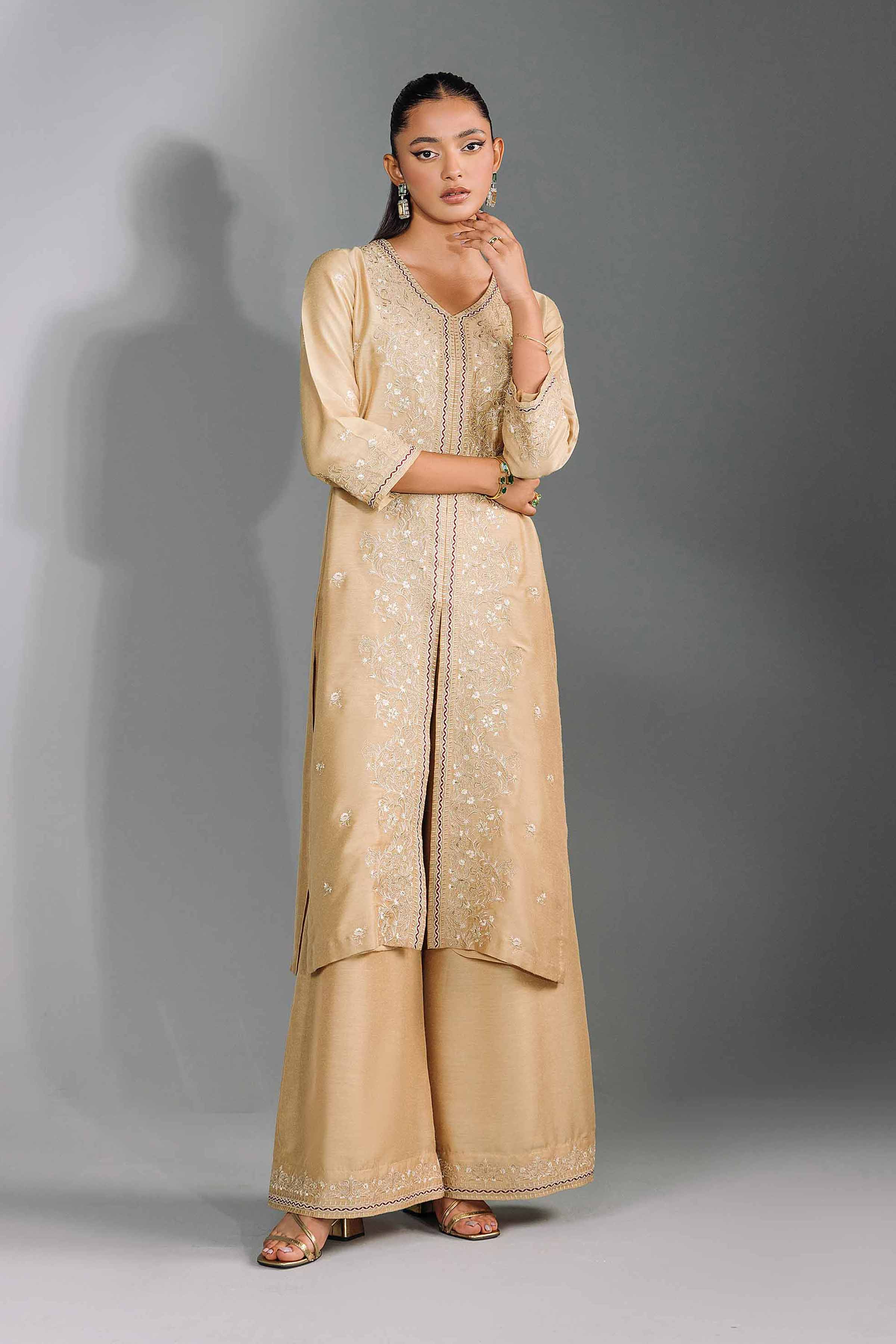 2 Piece - Embroidered Suit - KFW24-88 - Image 2
