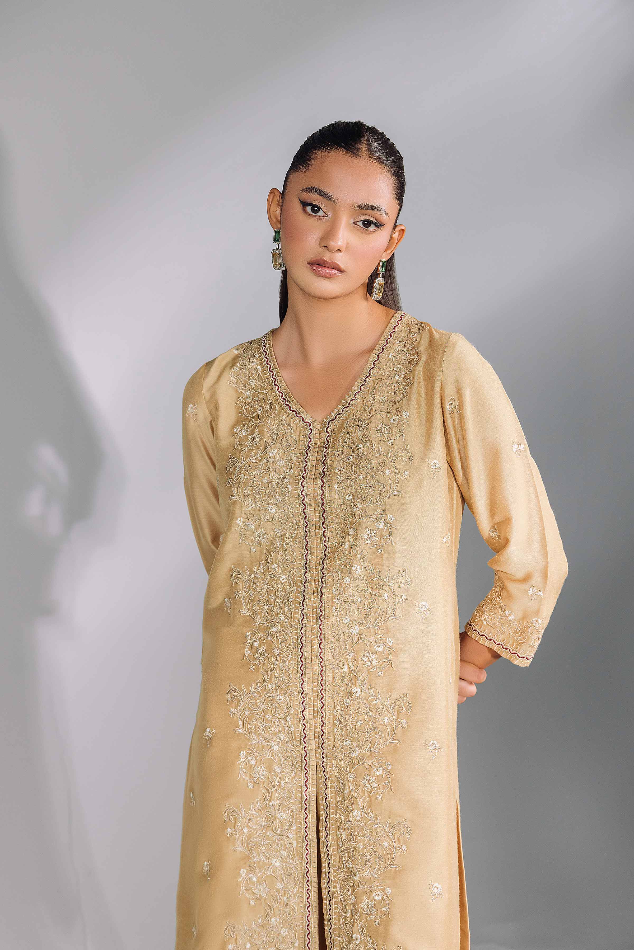2 Piece - Embroidered Suit - KFW24-88 - Image 4