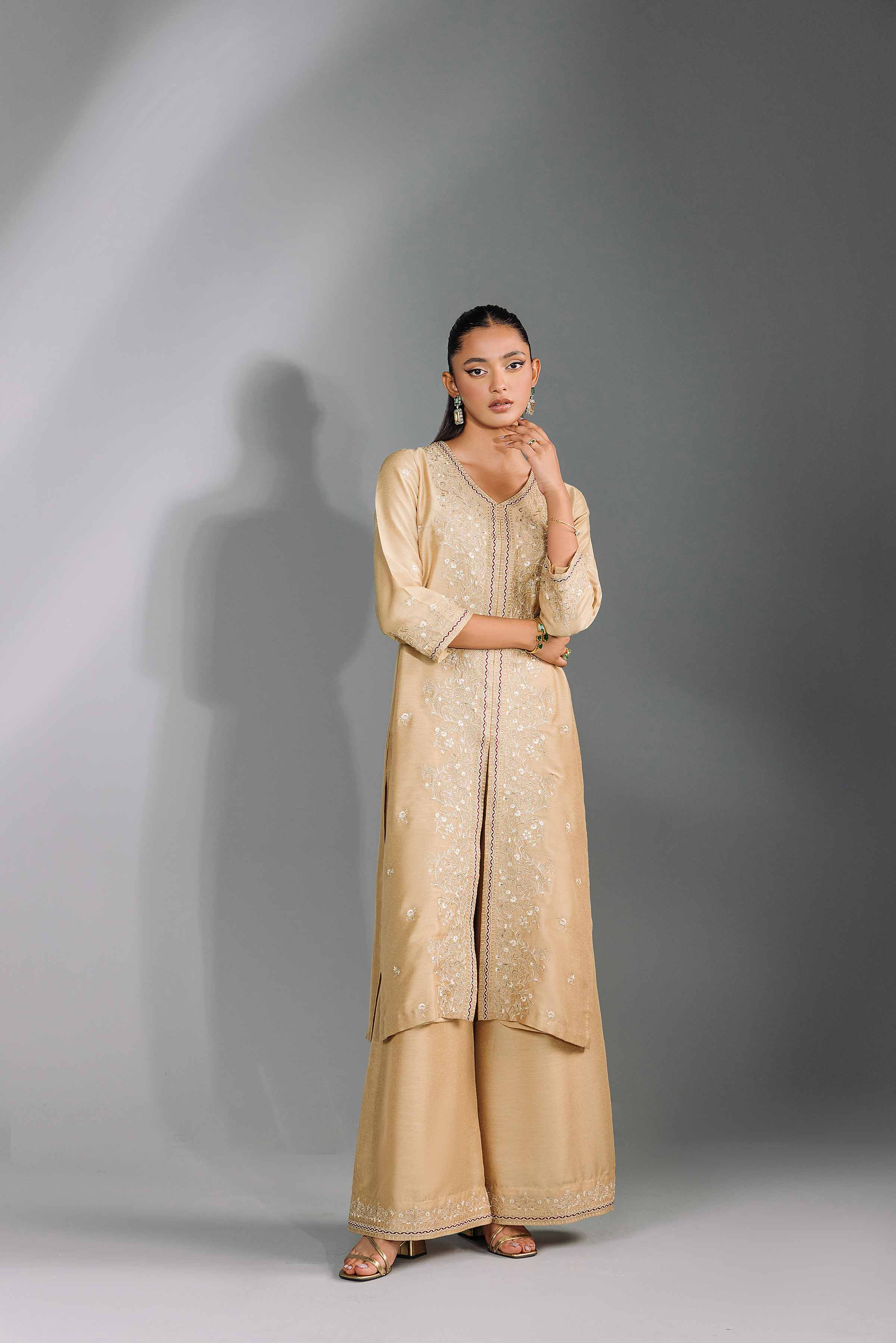 2 Piece - Embroidered Suit - KFW24-88 - Image 5