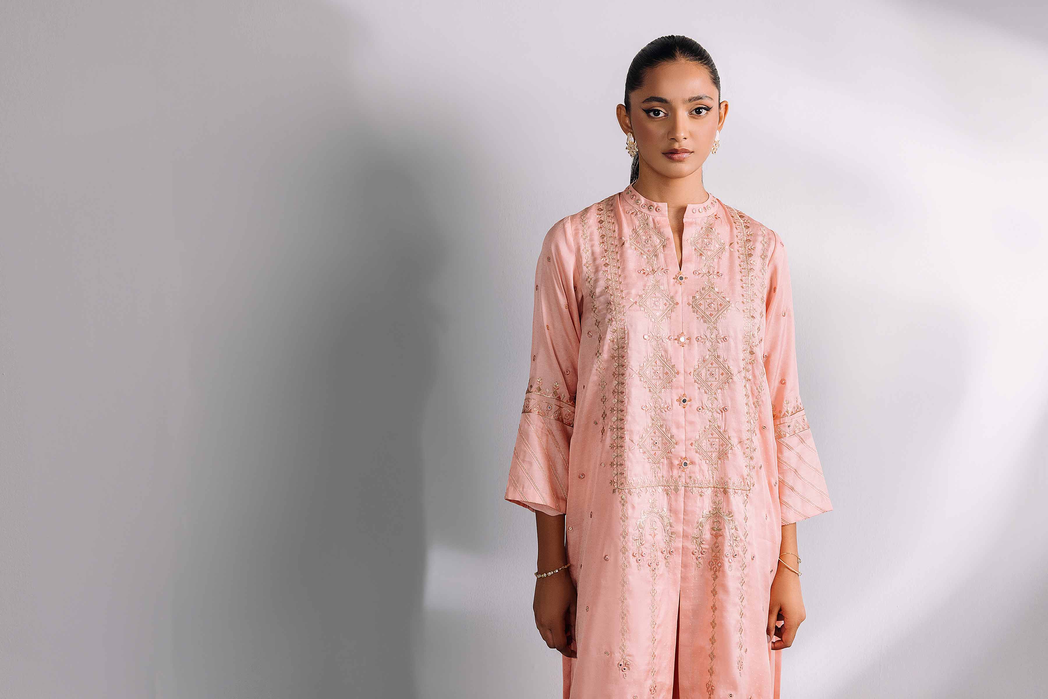 2 Piece - Embroidered Suit - KFW24-89 - Image 6