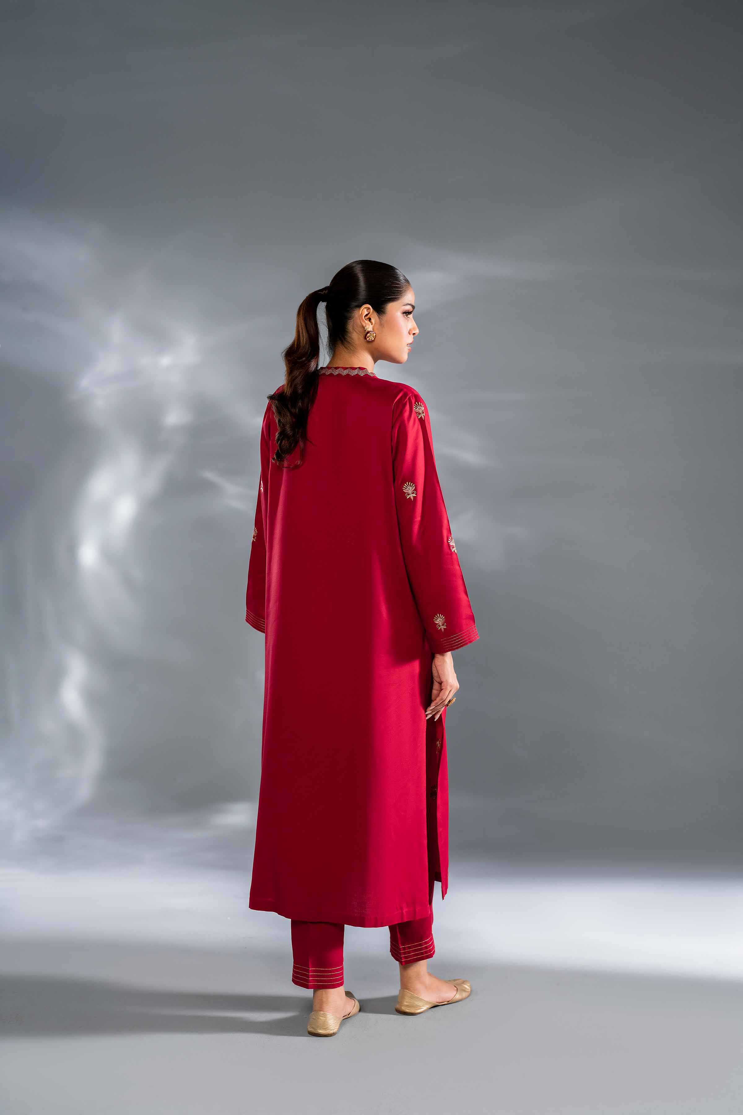 2 Piece - Embroidered Suit - KFW24-93 - Image 11
