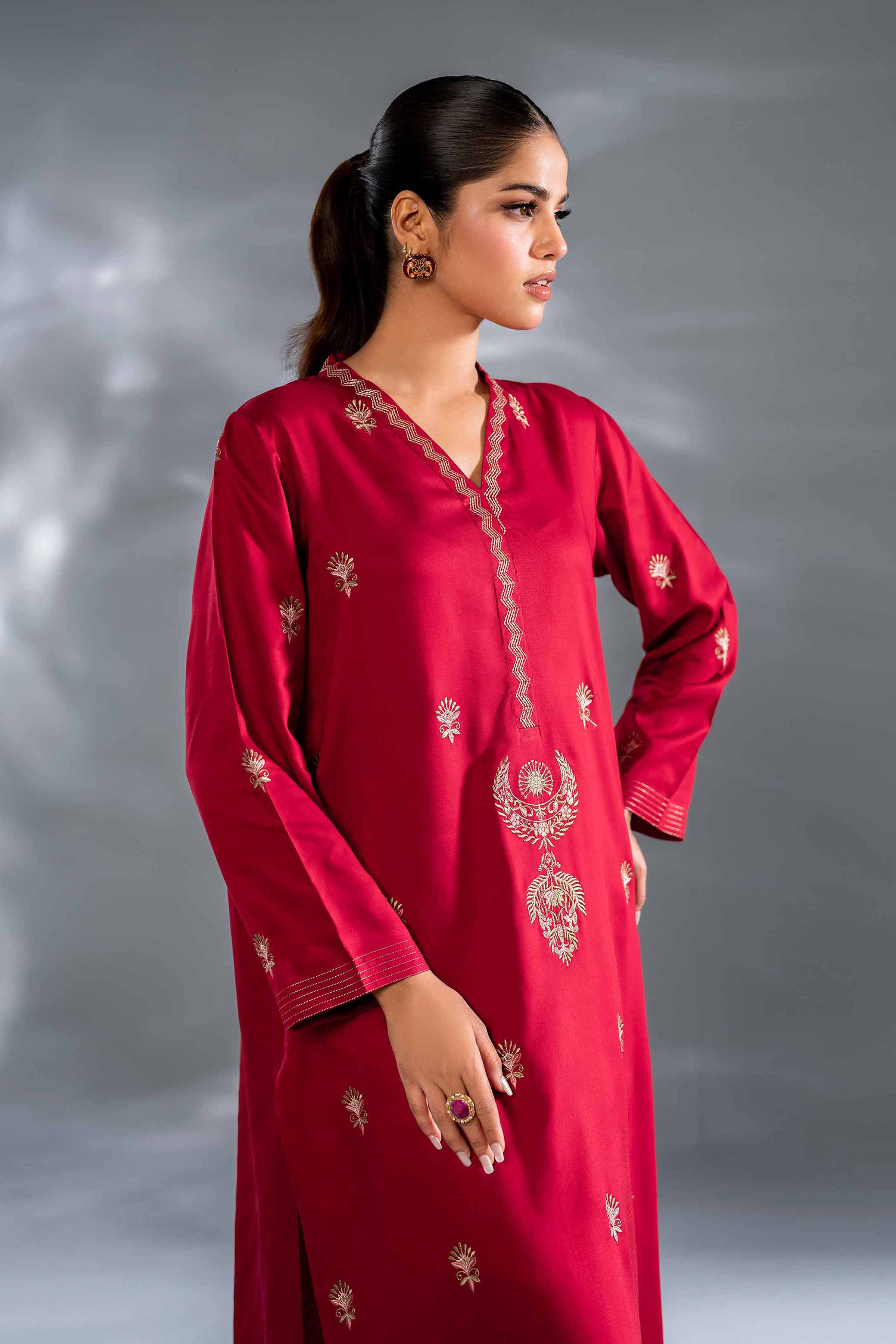 2 Piece - Embroidered Suit - KFW24-93 - Image 8