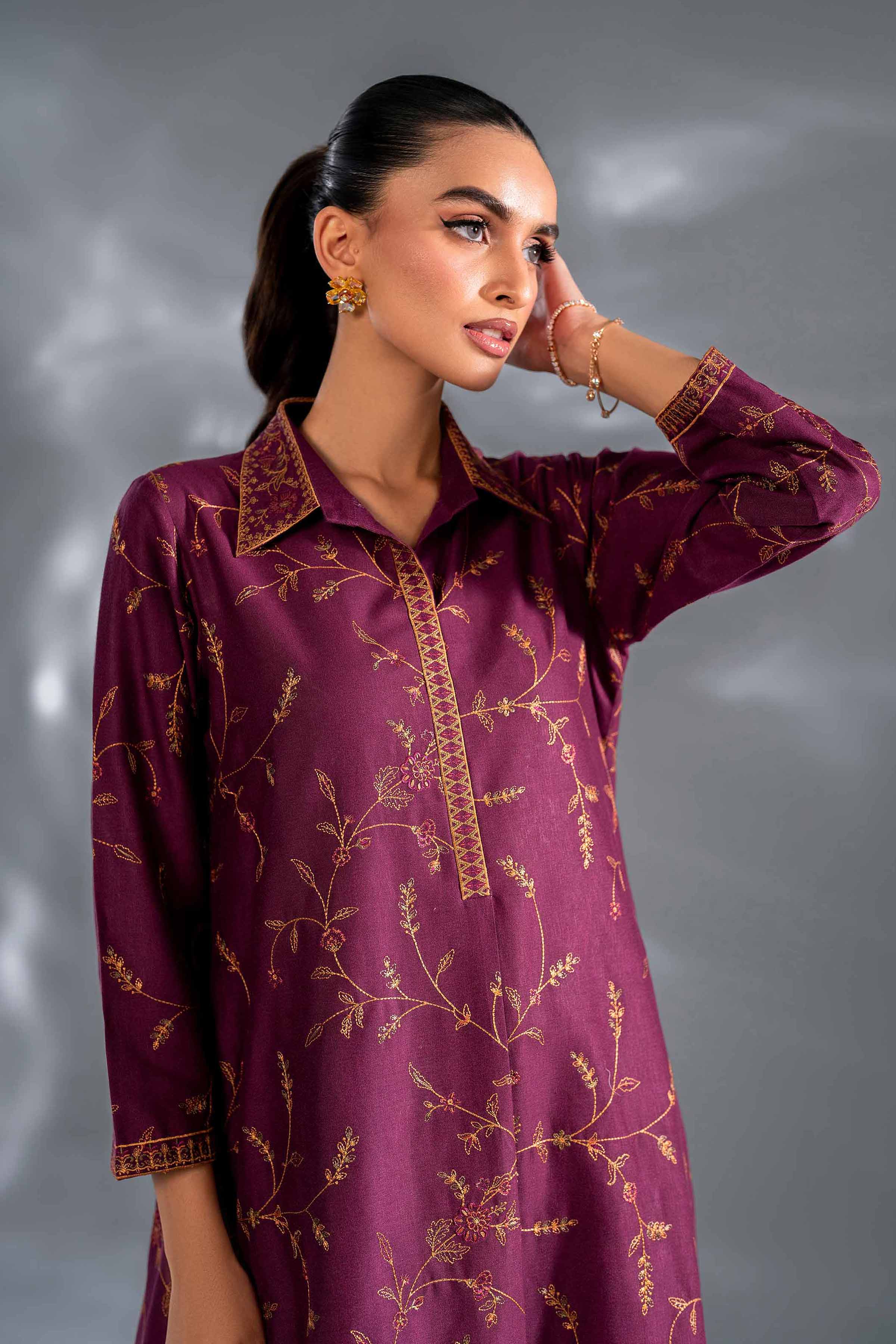 2 Piece - Embroidered Suit - KFW24-95 - Image 2