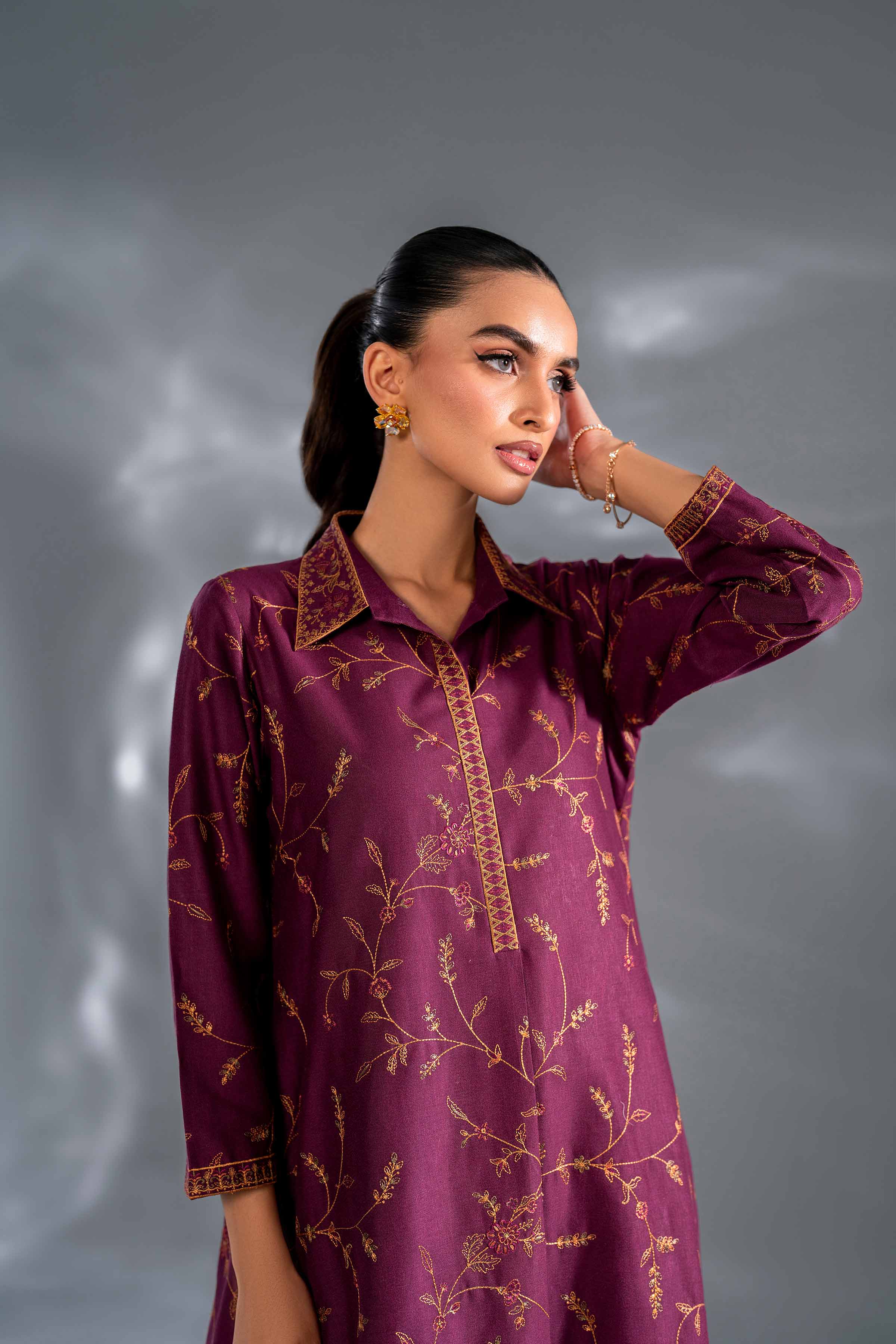 2 Piece - Embroidered Suit - KFW24-95 - Image 4