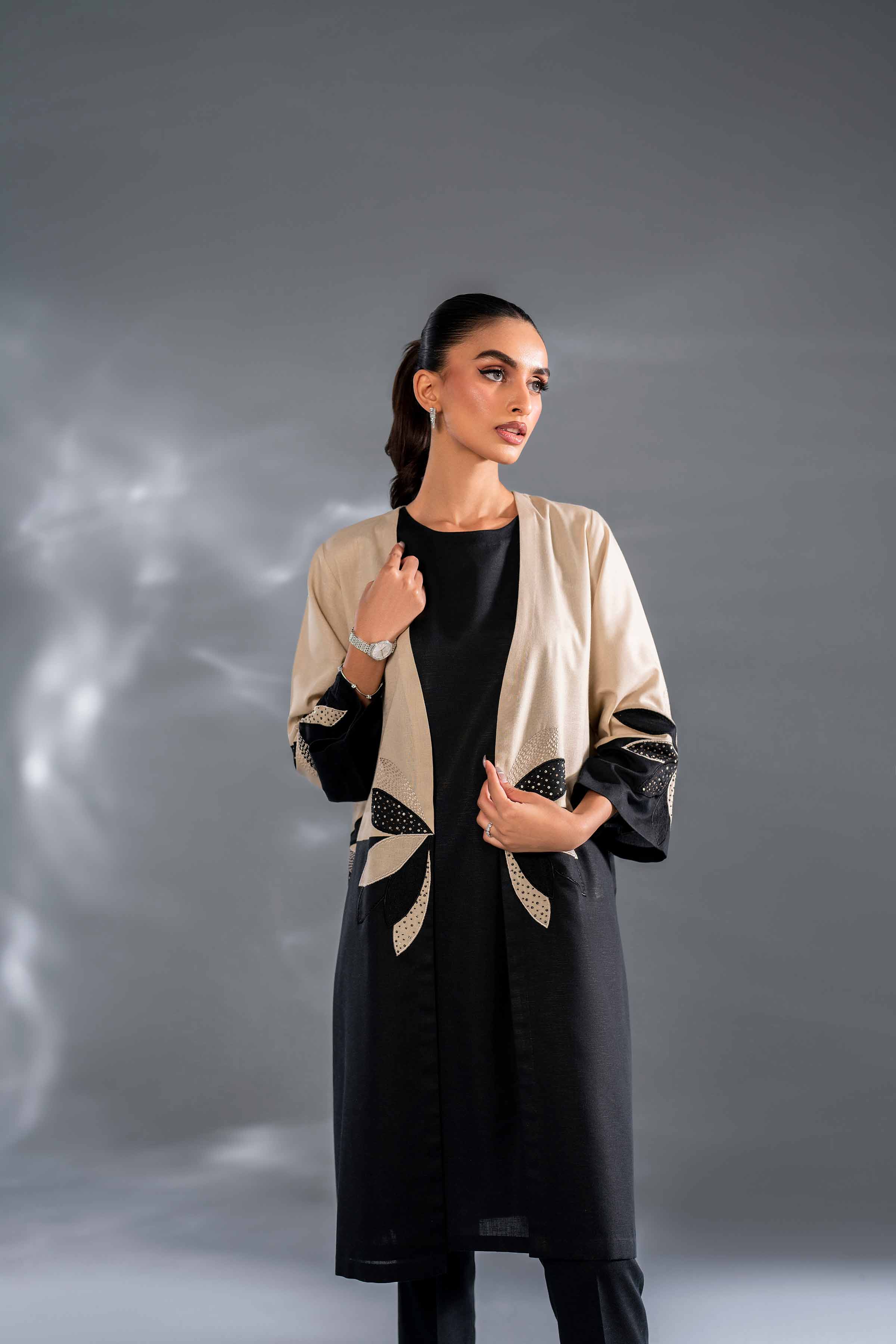 3 Piece - Embroidered Suit - KFW24-96 - Image 5