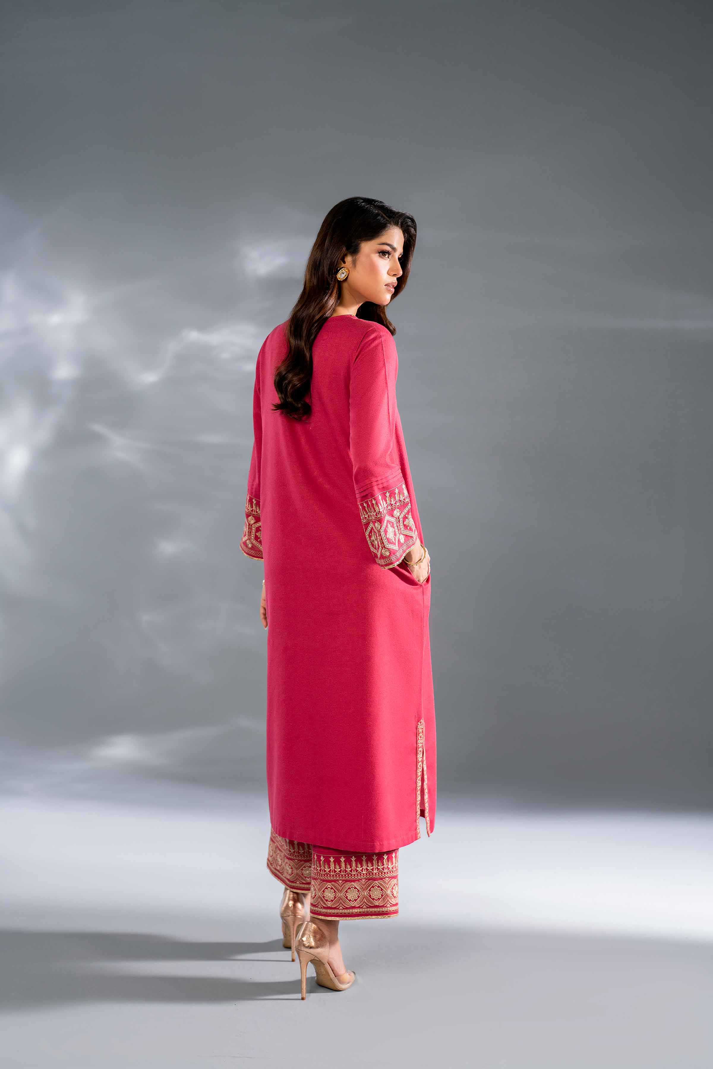 2 Piece - Embroidered Suit - KFW24-97 - Image 3