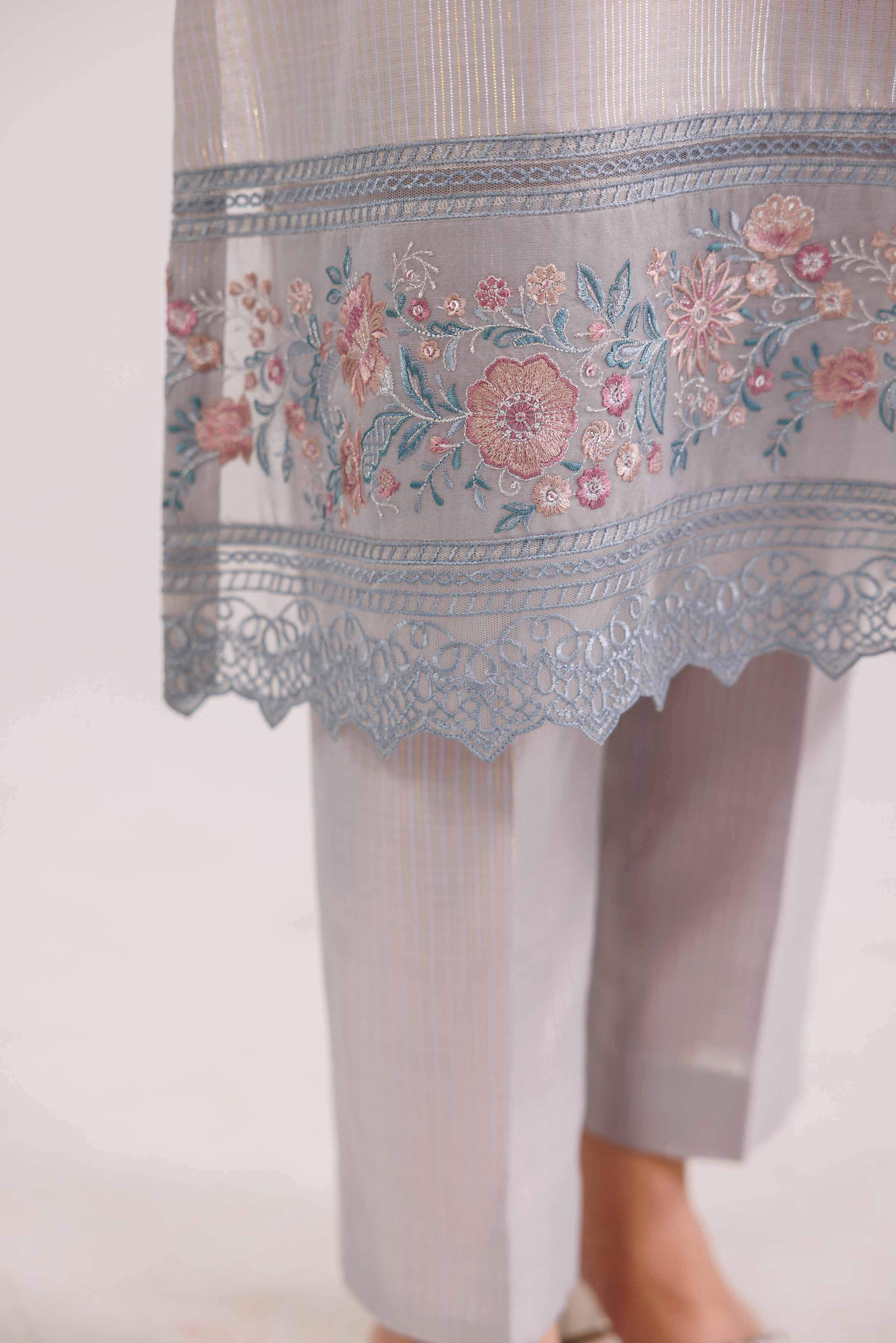 2 Piece - Embroidered Suit - KFW25-138 - Image 6