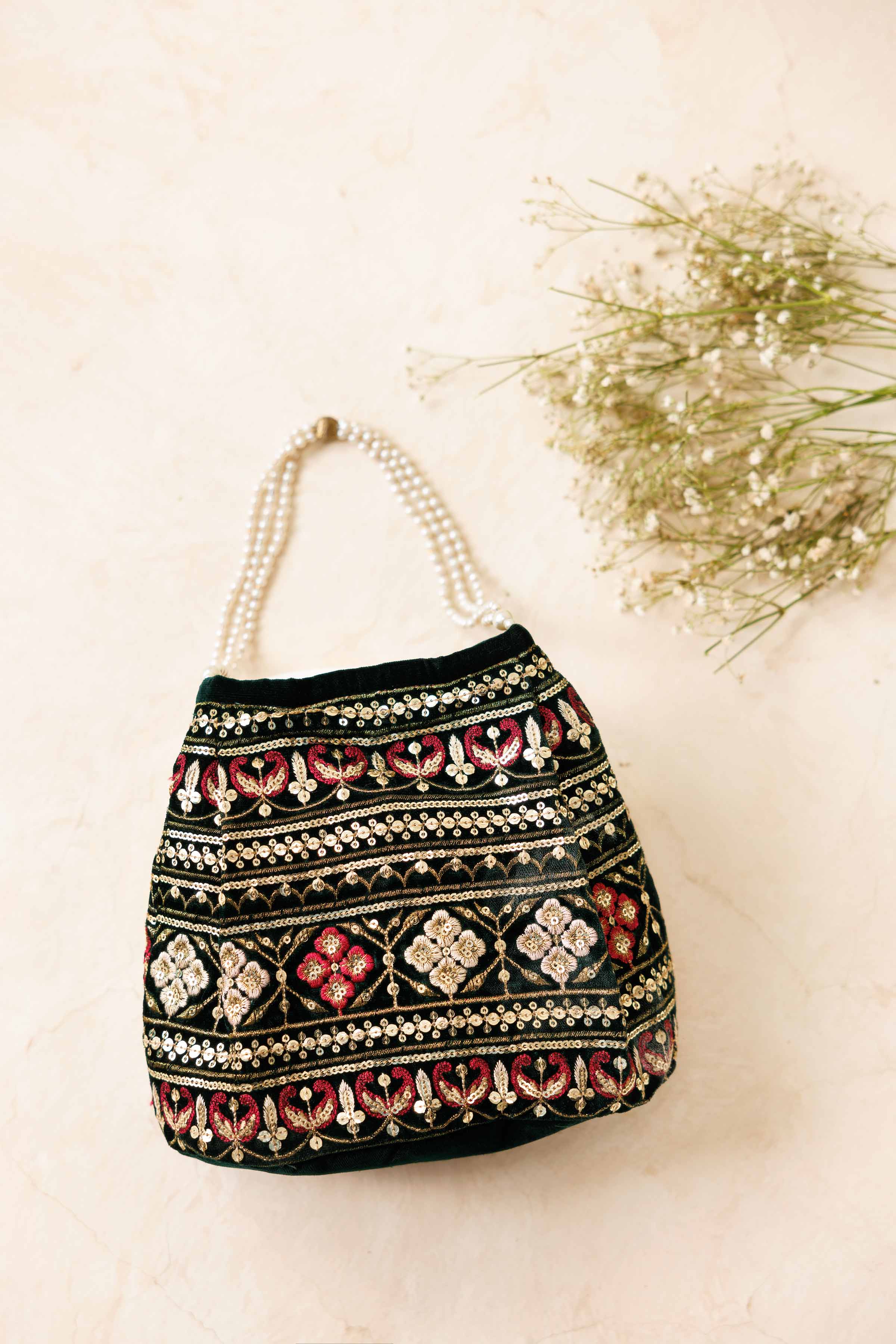 Embroidered Pouch - KFW25-146 - Image 4