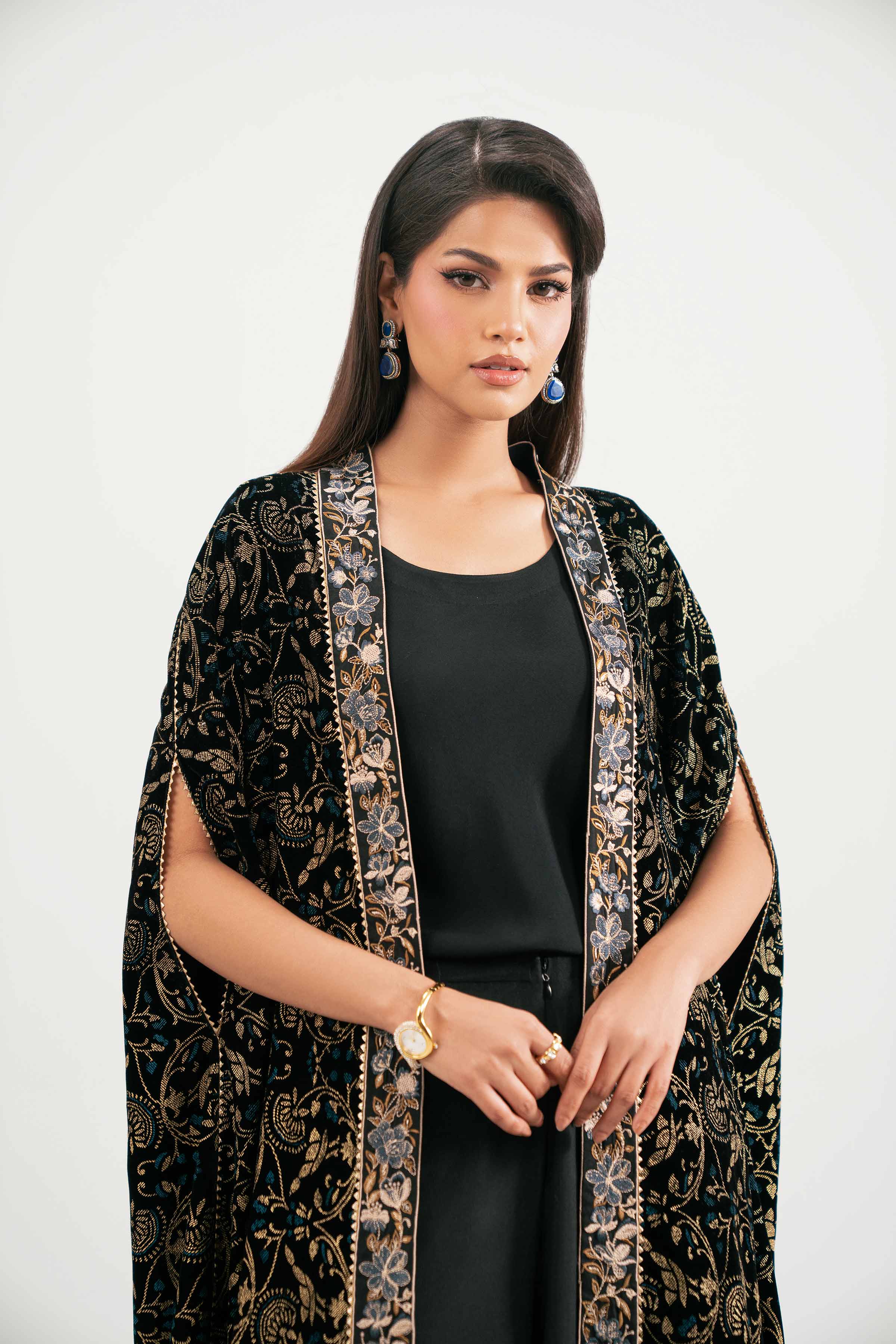 3 Piece - Printed Embroidered Suit - KFW25-27 - Image 6