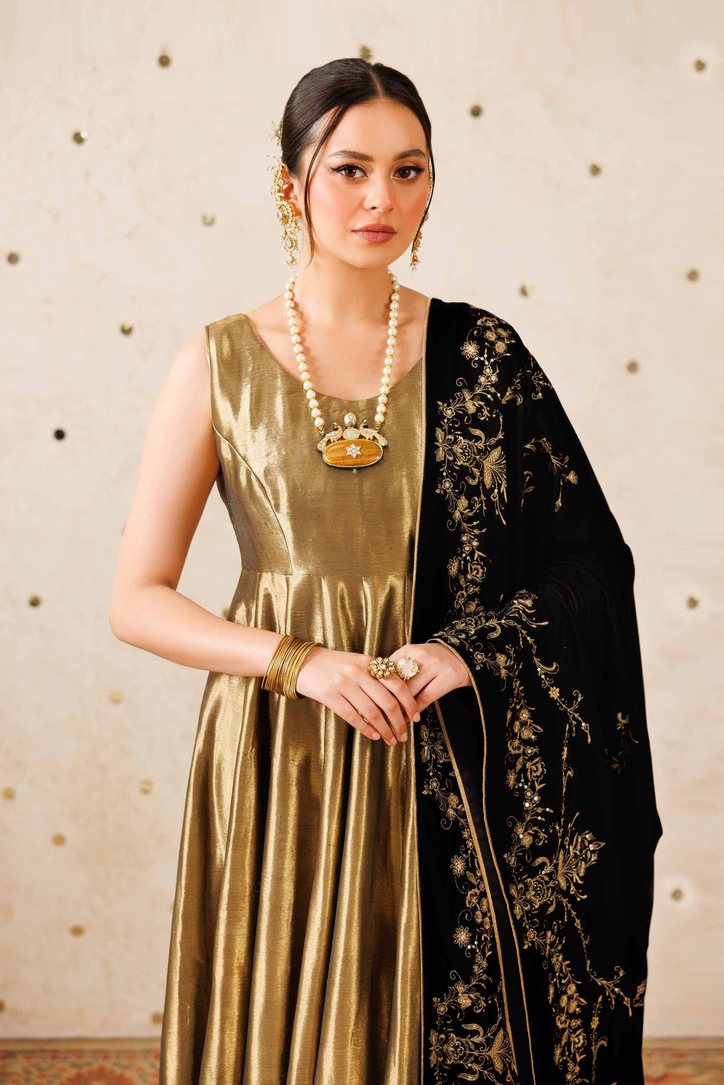 Embroidered Shawl - KFW25-49 - Image 2