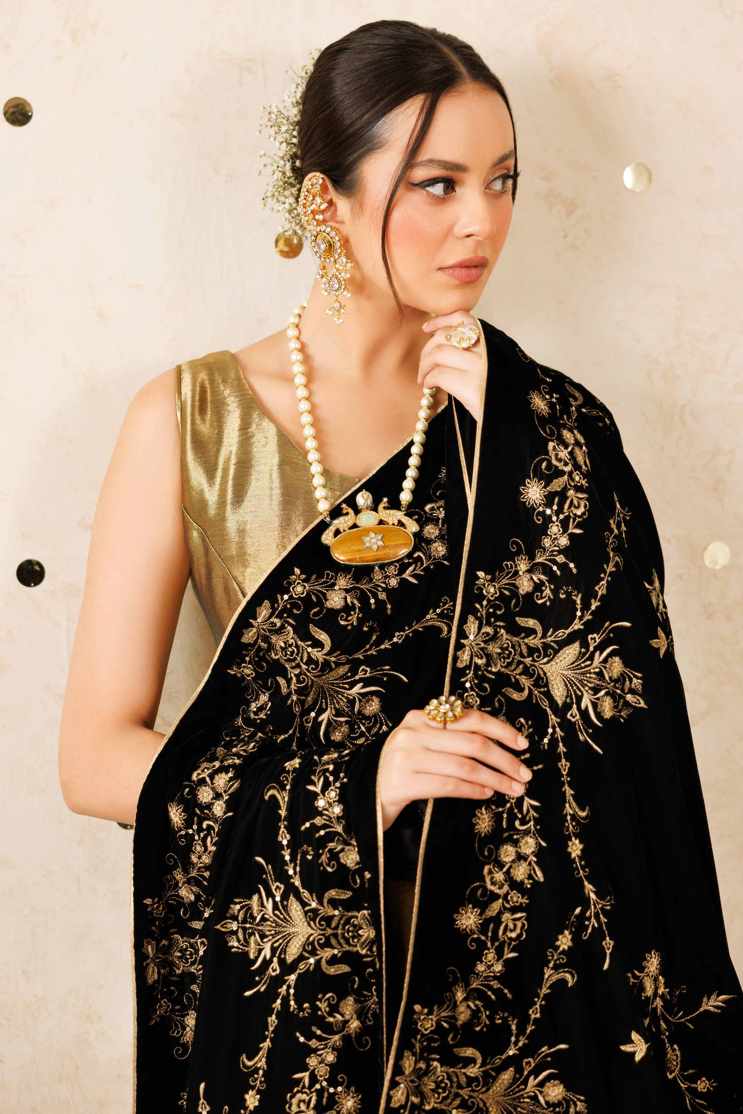 Embroidered Shawl - KFW25-49 - Image 5