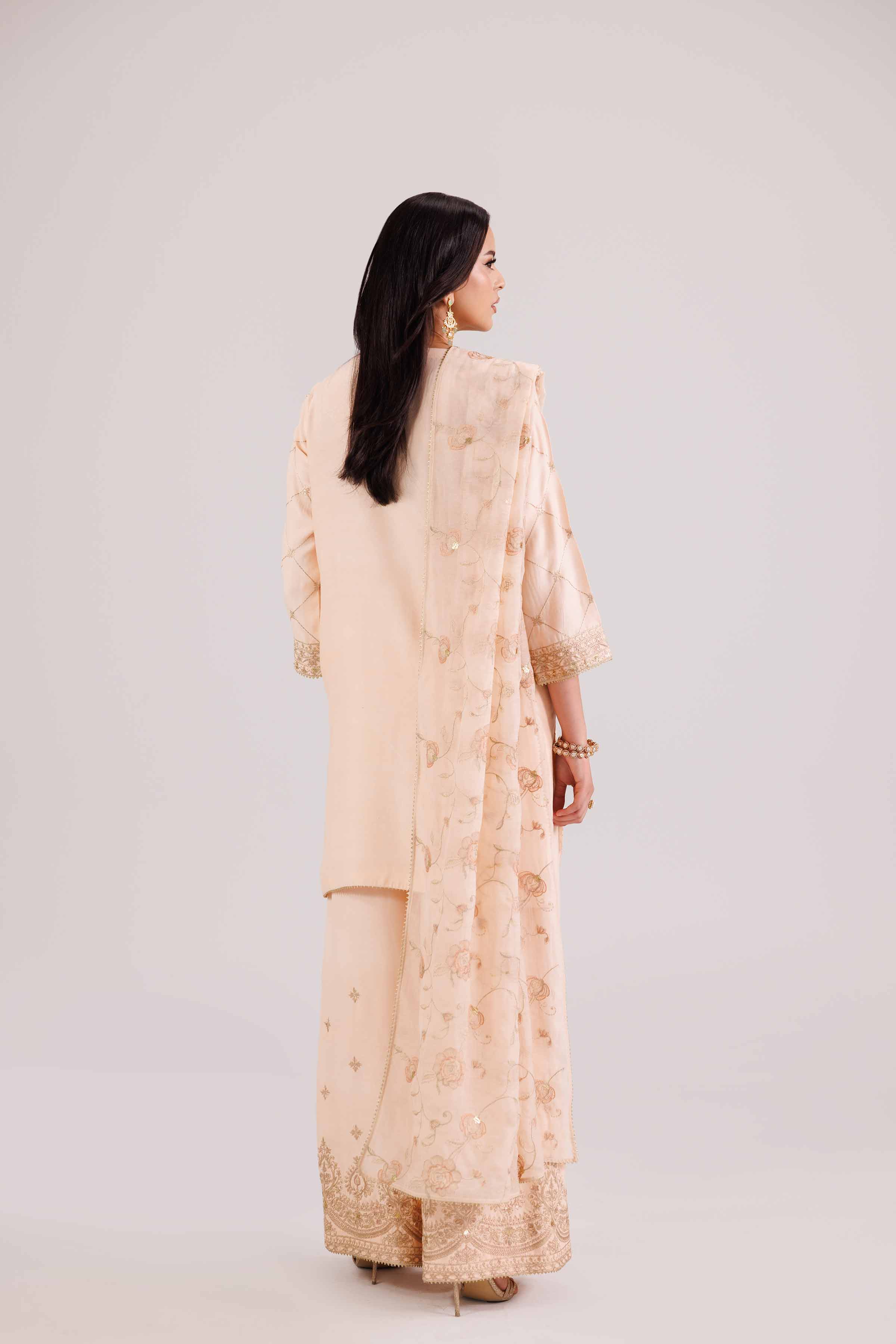 3 Piece - Embroidered Suit - KFW25-94 - Image 4