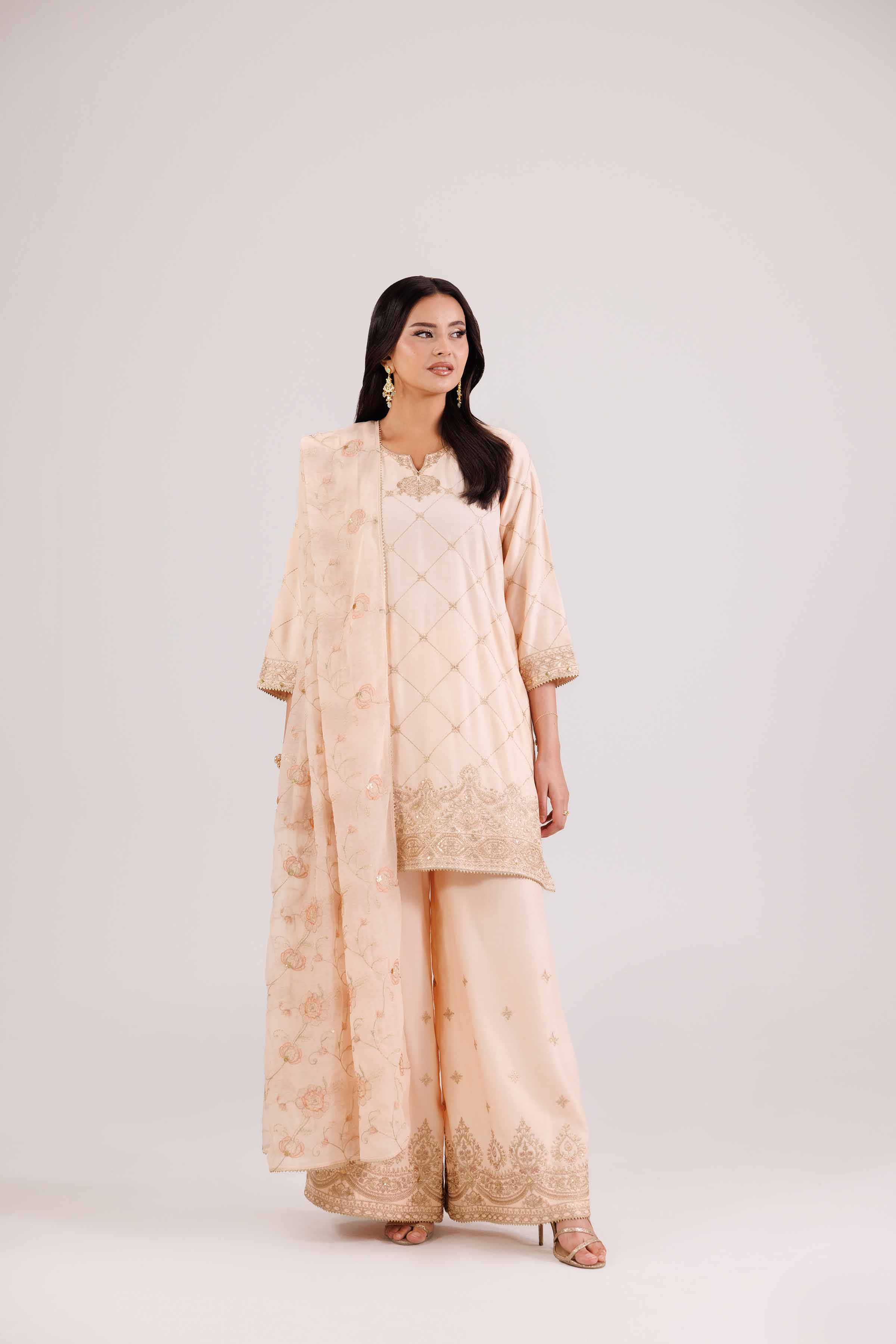 3 Piece - Embroidered Suit - KFW25-94 - Image 5