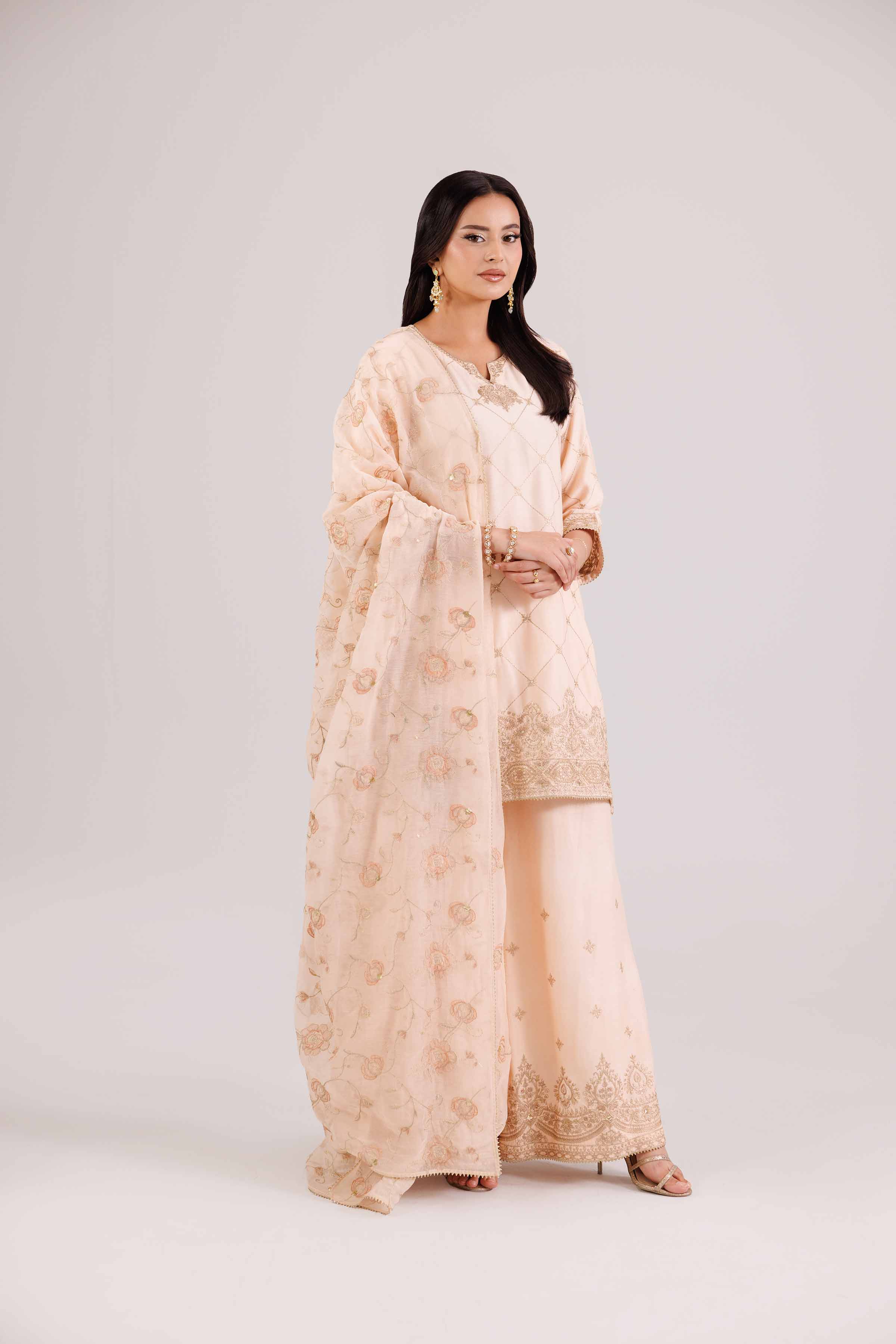 3 Piece - Embroidered Suit - KFW25-94 - Image 7