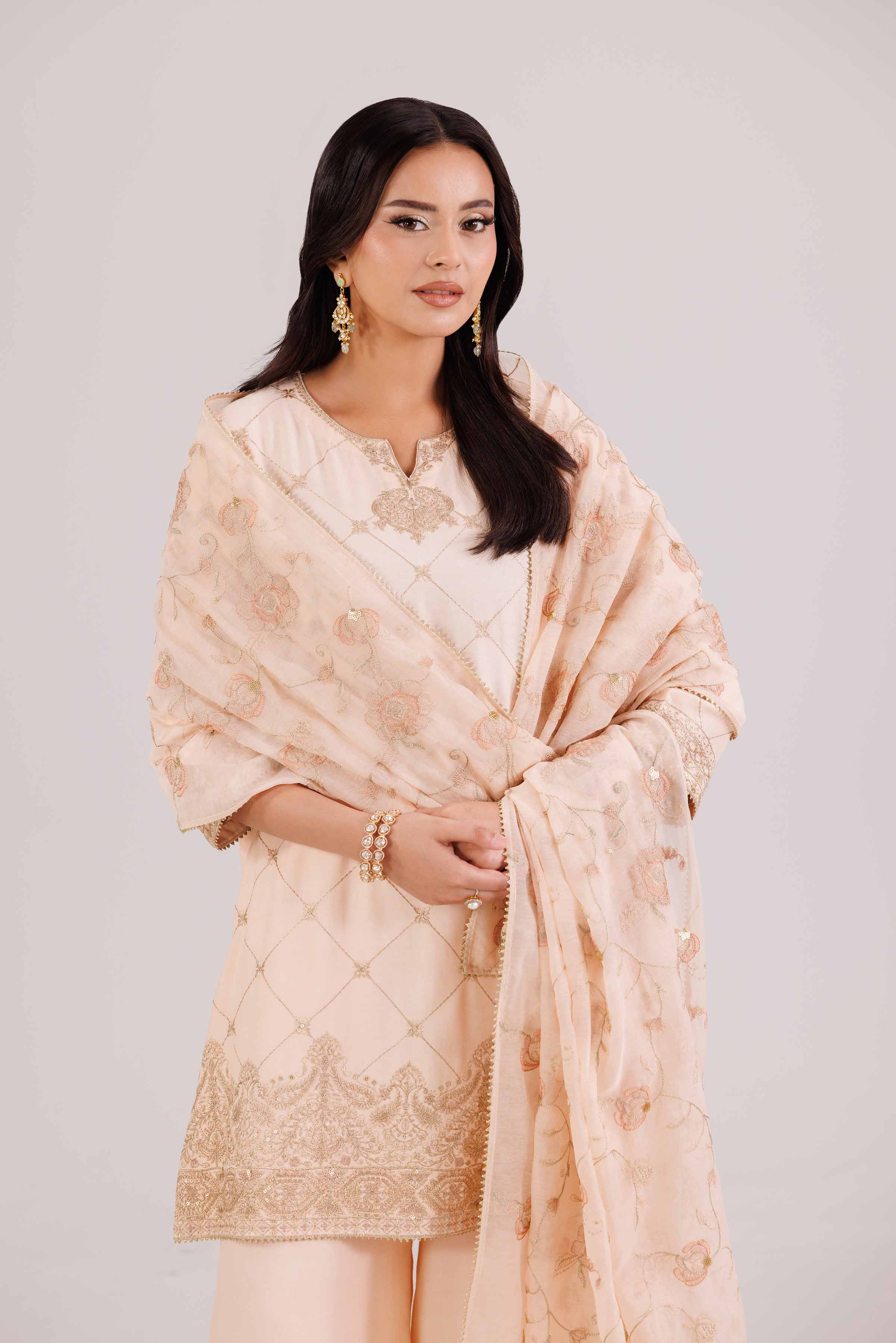 3 Piece - Embroidered Suit - KFW25-94 - Image 8