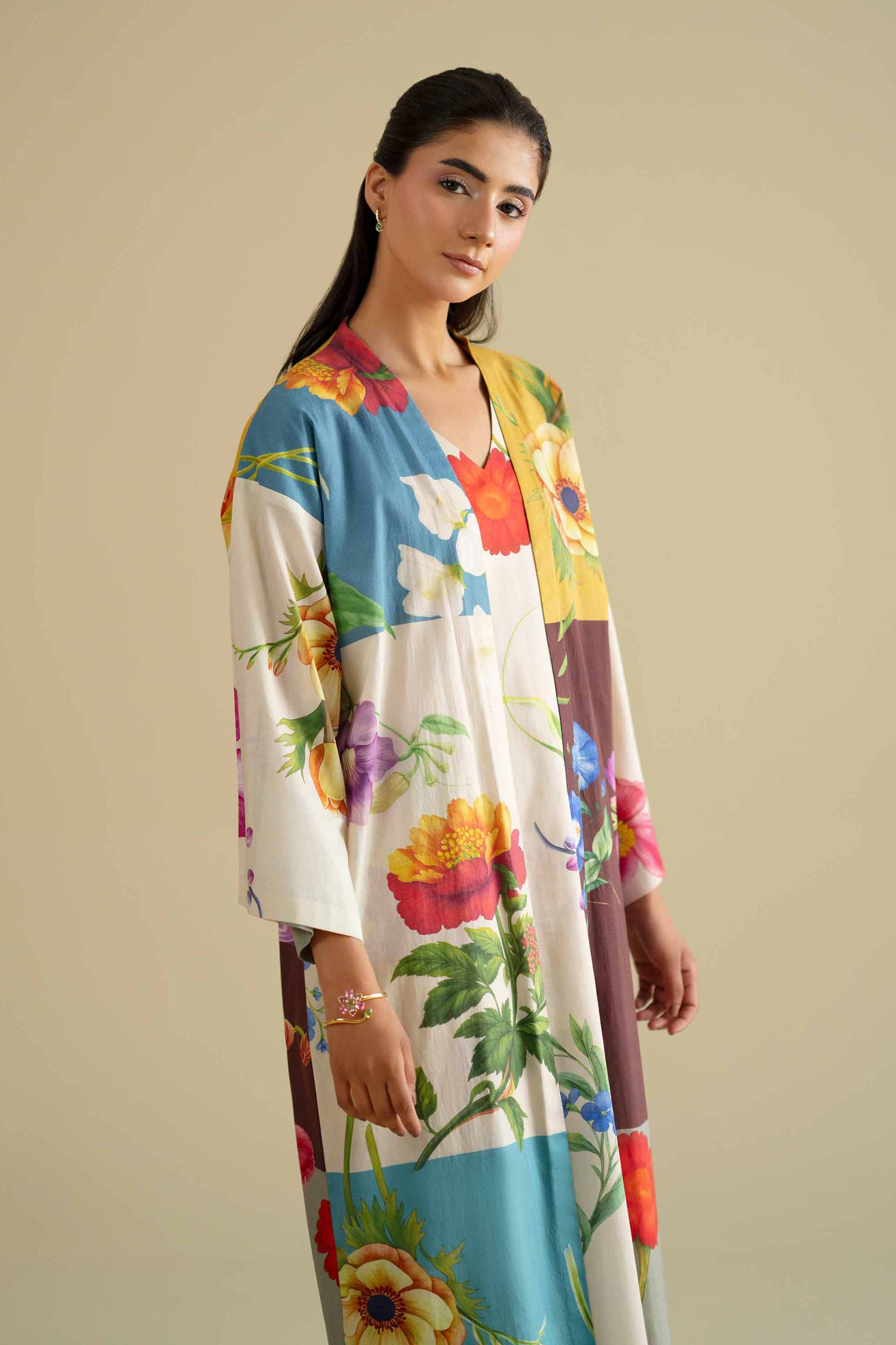 3 Piece - Printed Loungewear - KLS26-01 - Image 5
