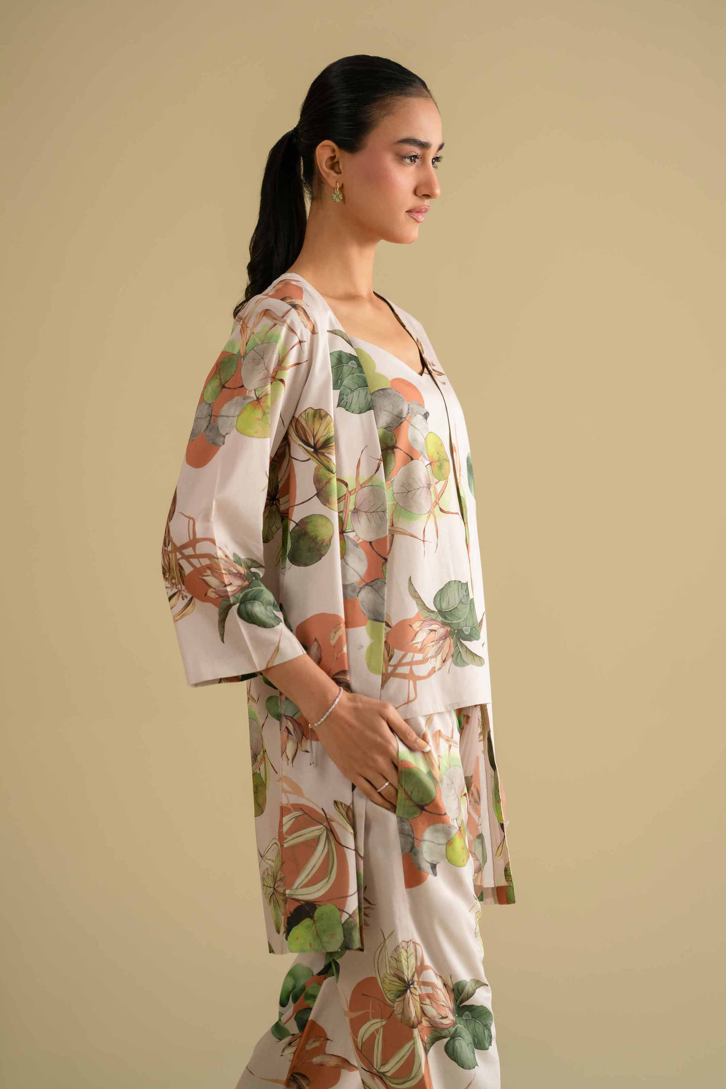 3 Piece - Printed Loungewear - KLS26-03 - Image 5