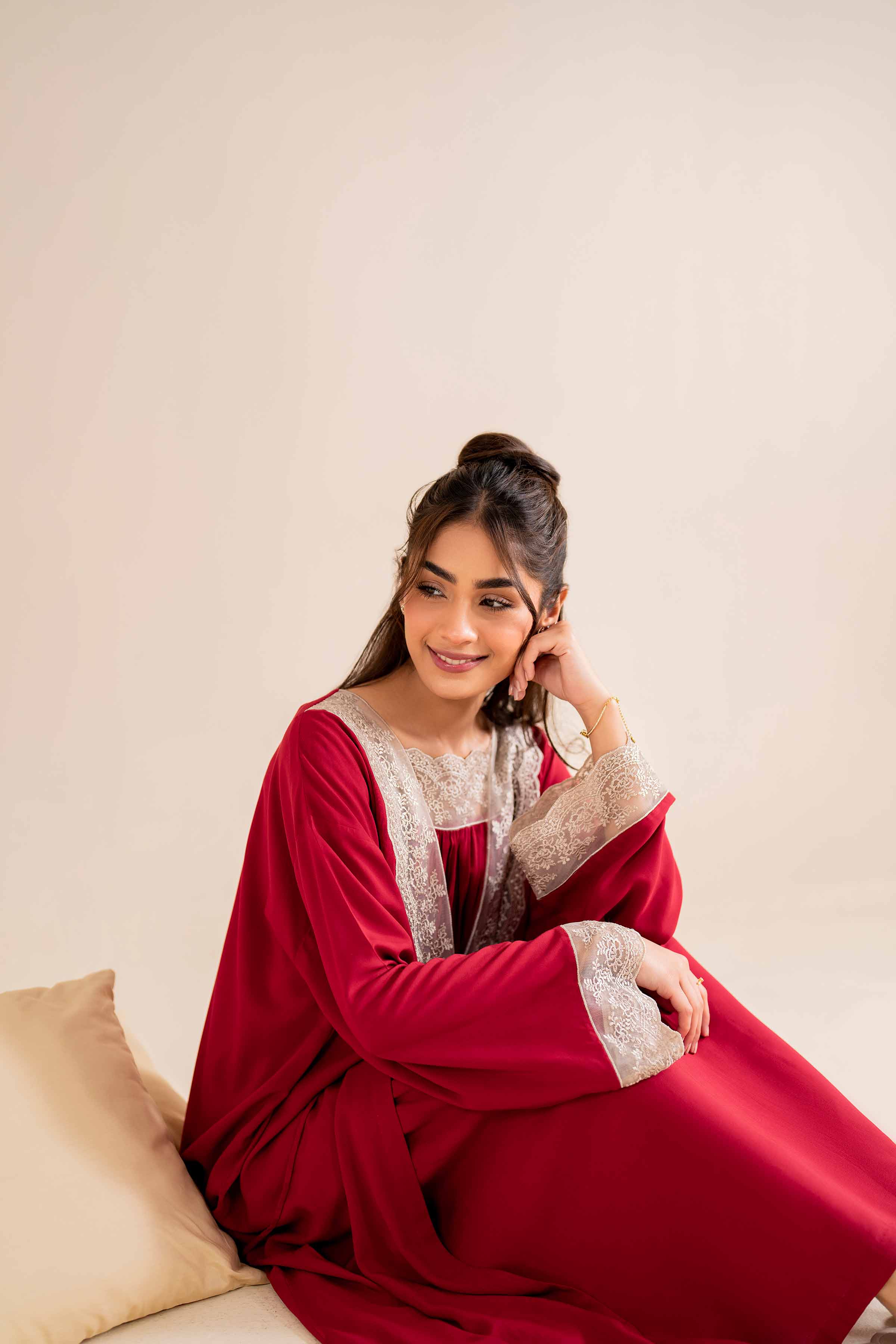 2 Piece - Embroidered Loungewear - KLW24-07 - Image 5