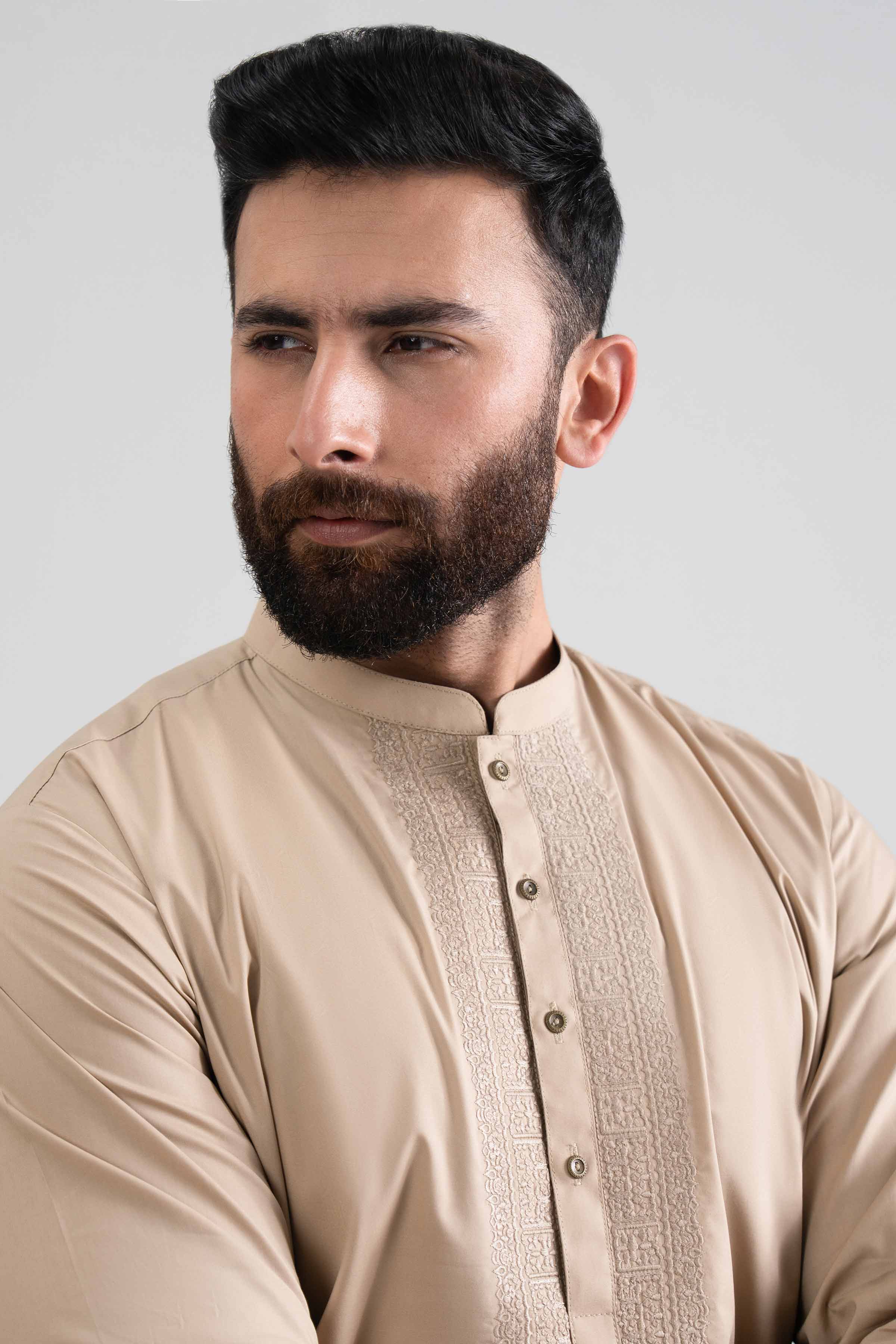 2 Piece - Embroidered Suit - NQ26-003 - Image 4