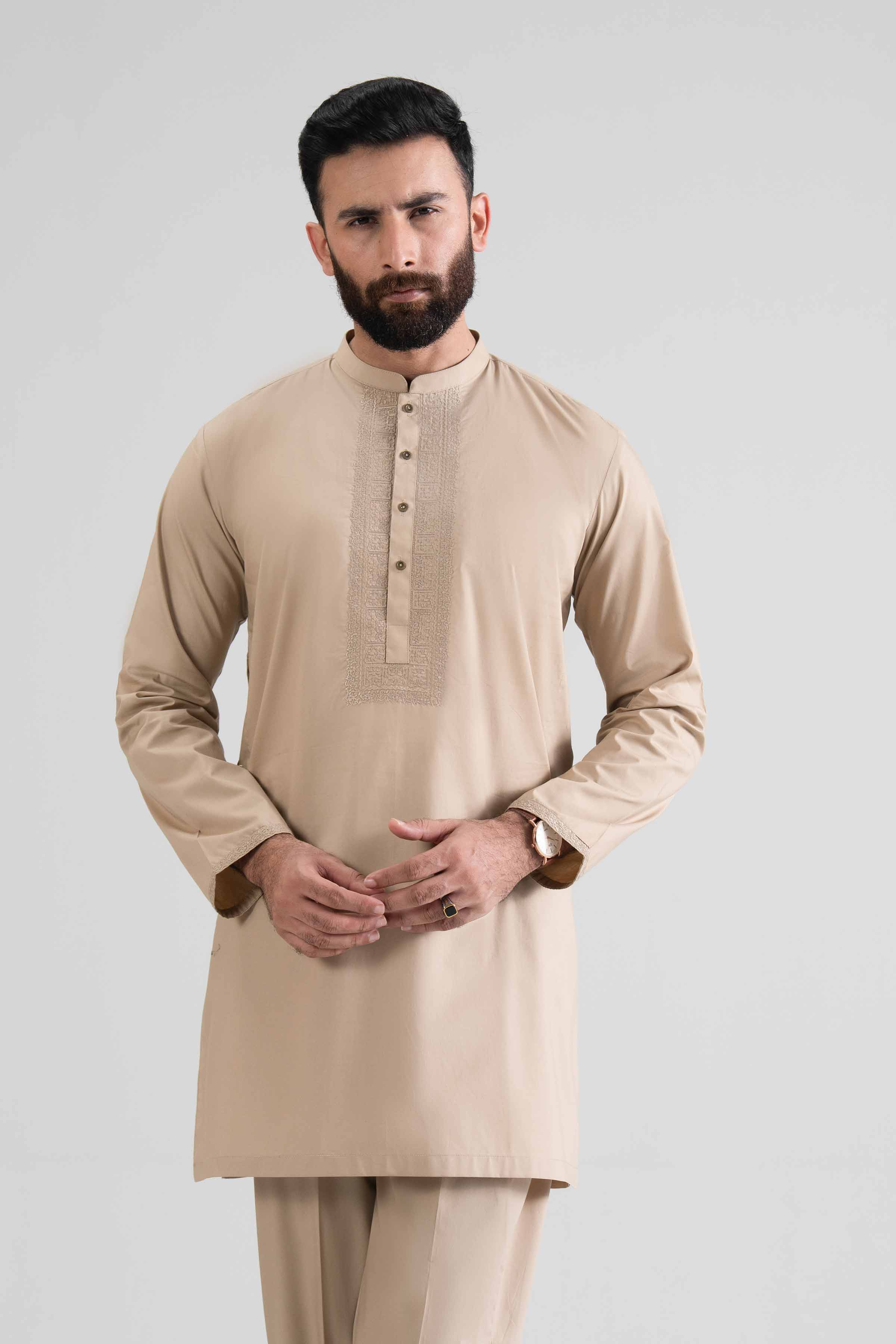 2 Piece - Embroidered Suit - NQ26-003 - Image 5
