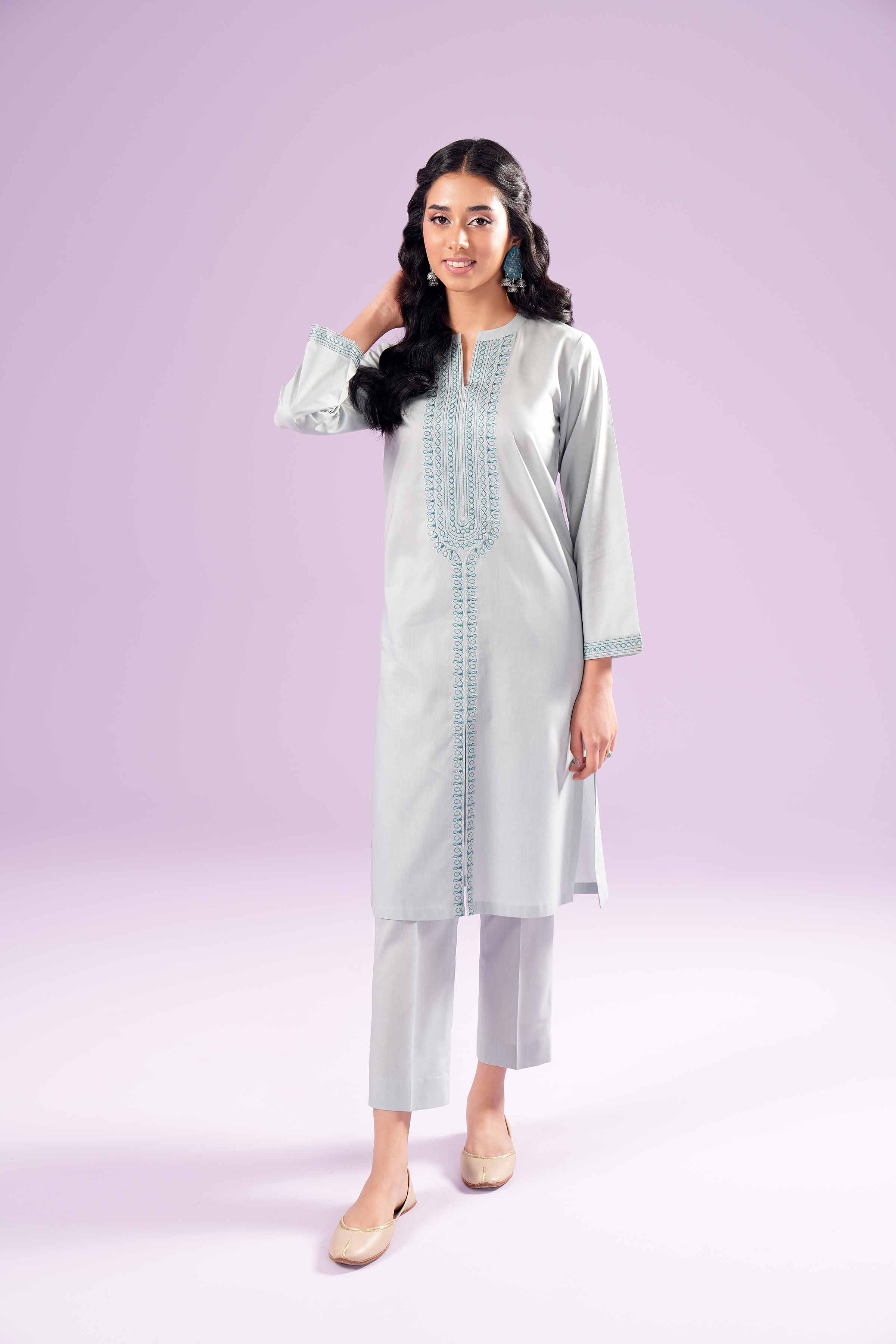 2 Piece - Embroidered Suit - PE24-109 - Image 5