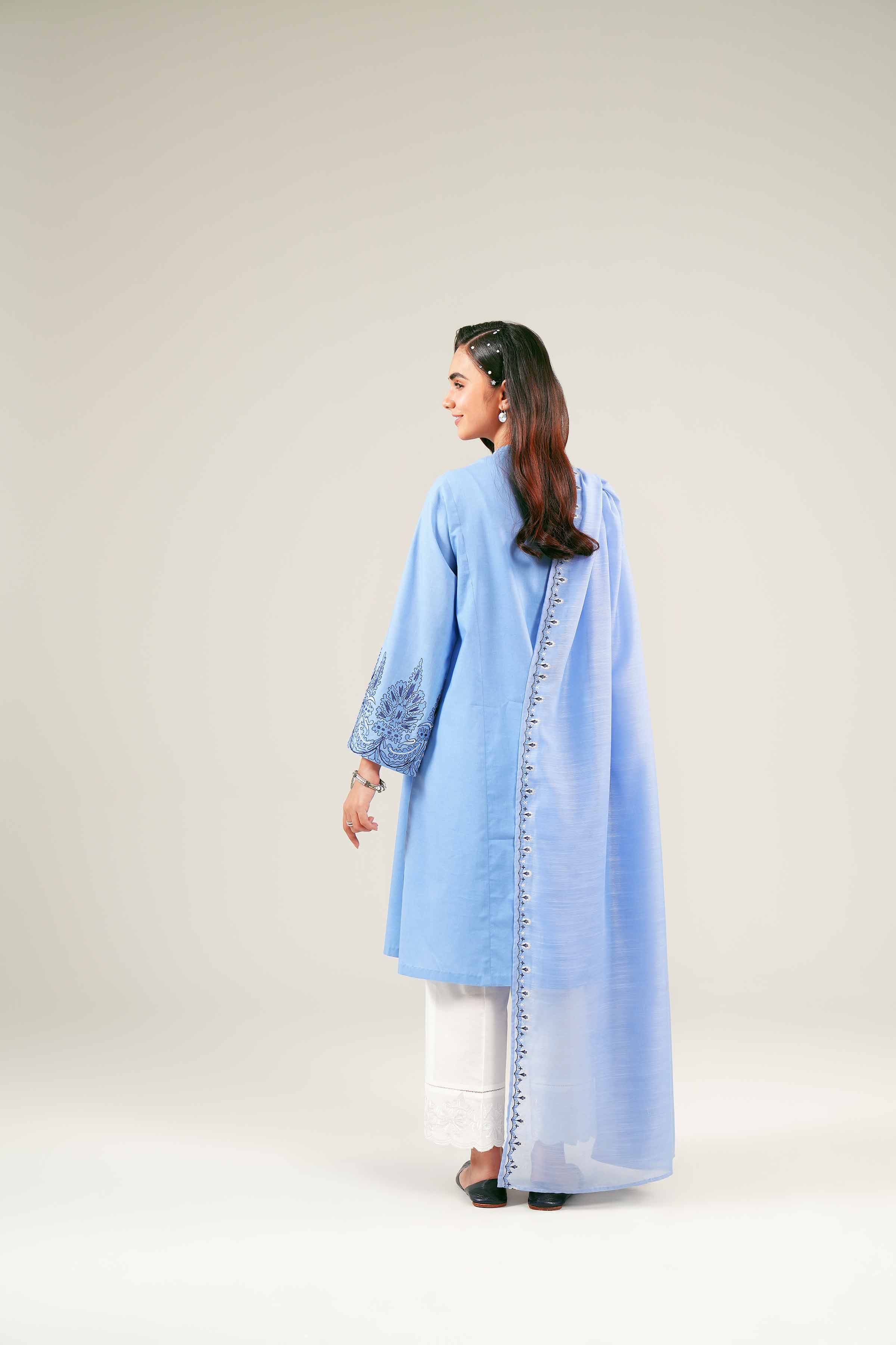 2 Piece - Embroidered Suit - PE24-111 - Image 3