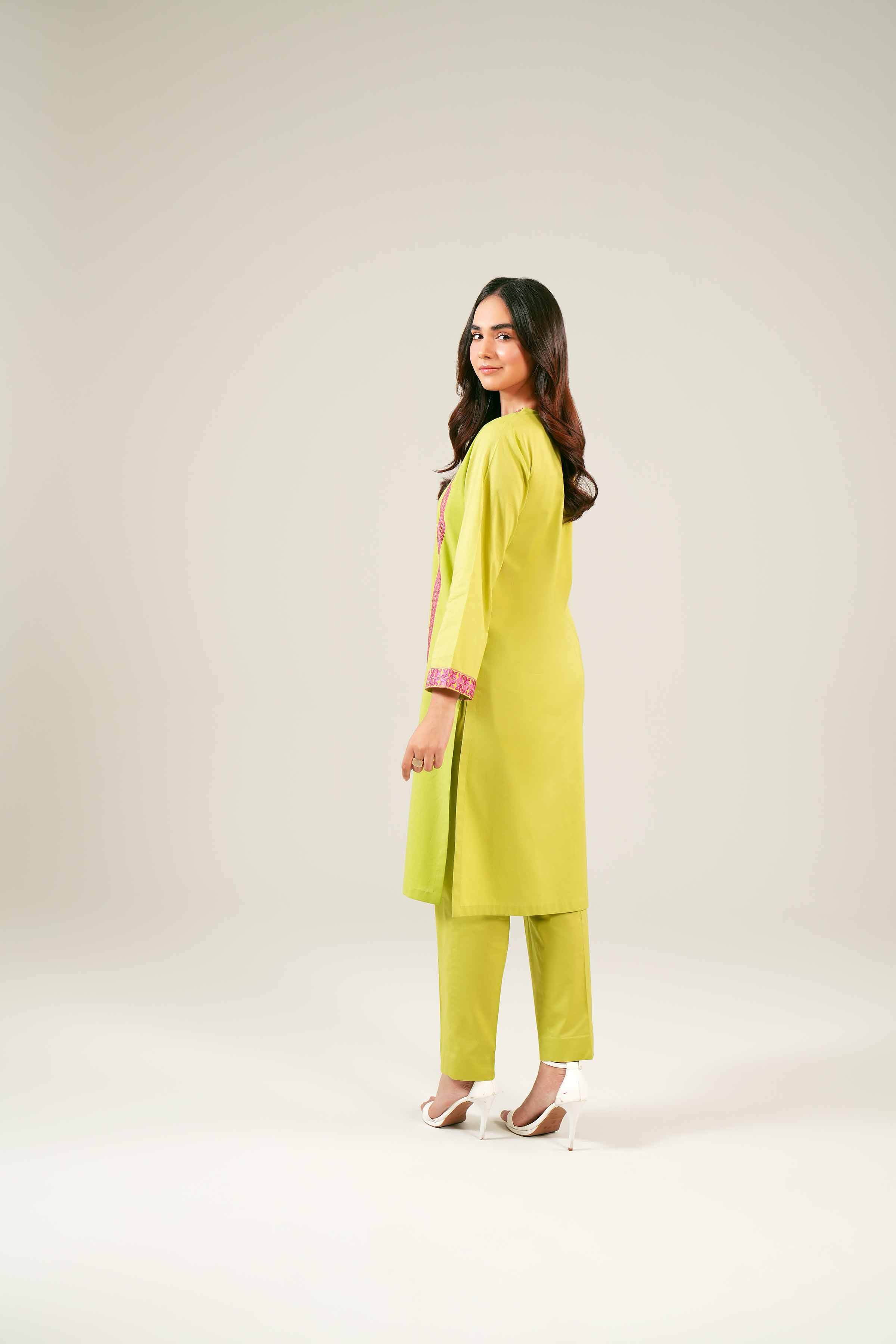 2 Piece - Embroidered Suit - PE24-138 - Image 3