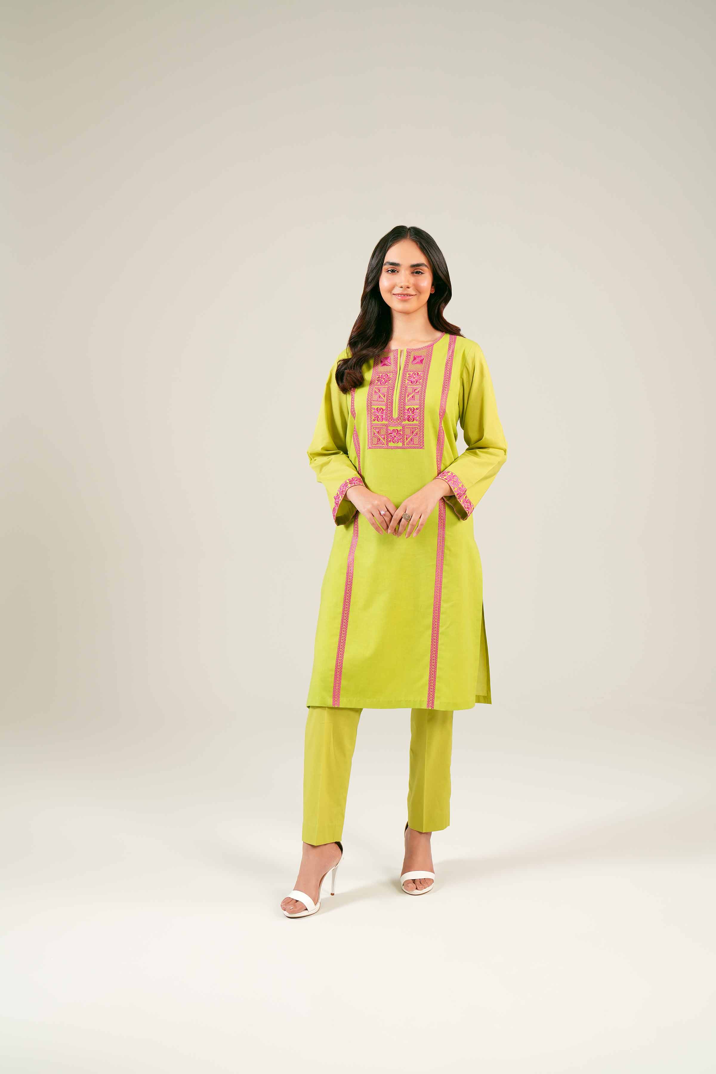 2 Piece - Embroidered Suit - PE24-138 - Image 4