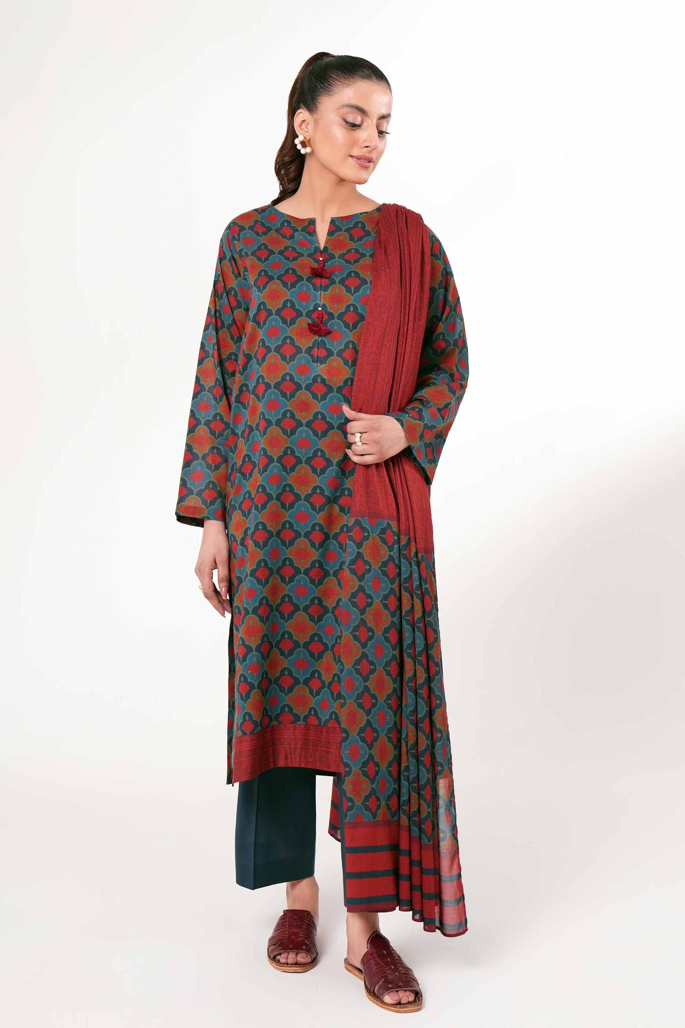 3 Piece - Printed Suit - PE24-245 - Image 4